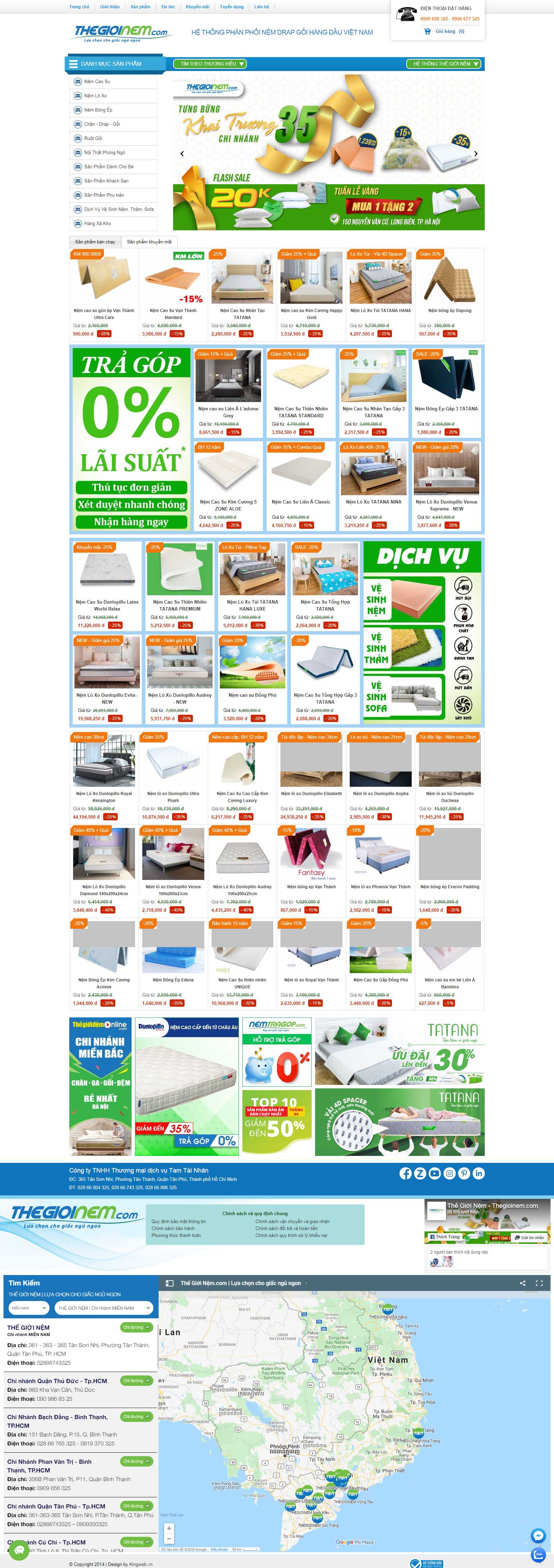 Thiết kế Web Huyện Mê Linh - thegioinem.com