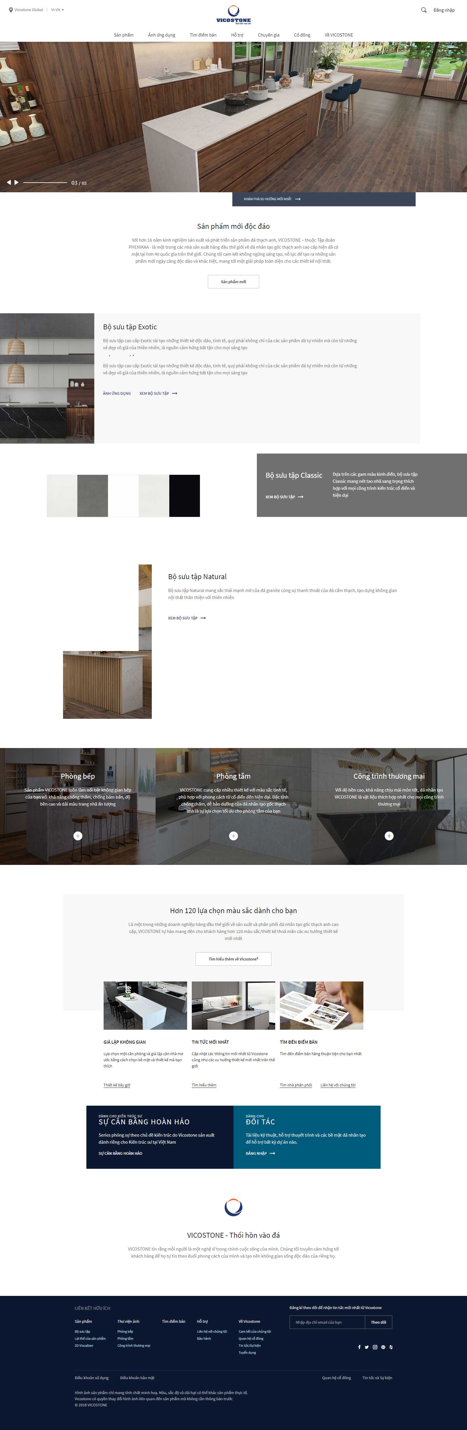 Thiết kế Web Quận Hà Đông - vicostone.com