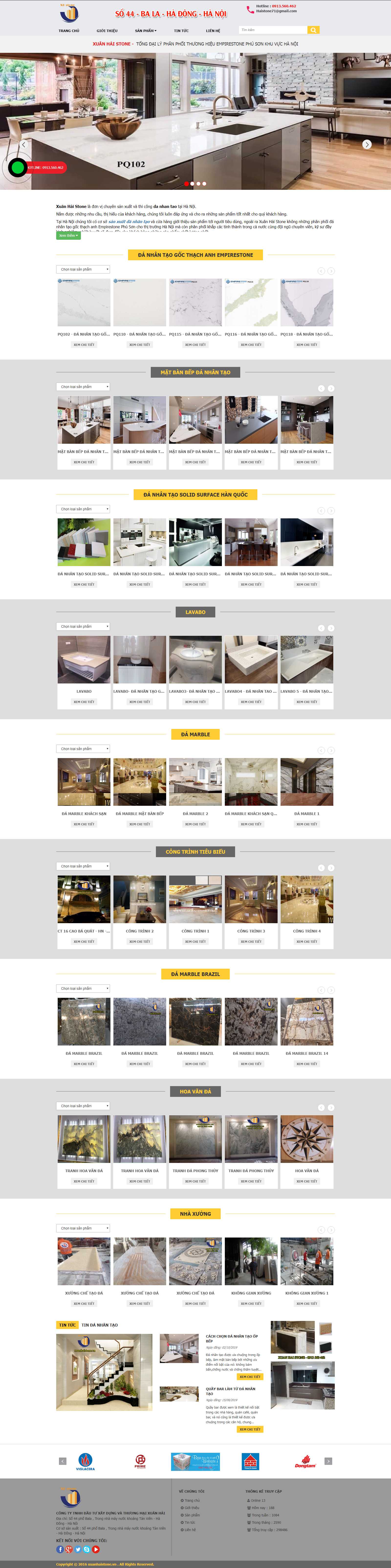 Thiết kế Web Quận Hà Đông - xuanhaistone.vn