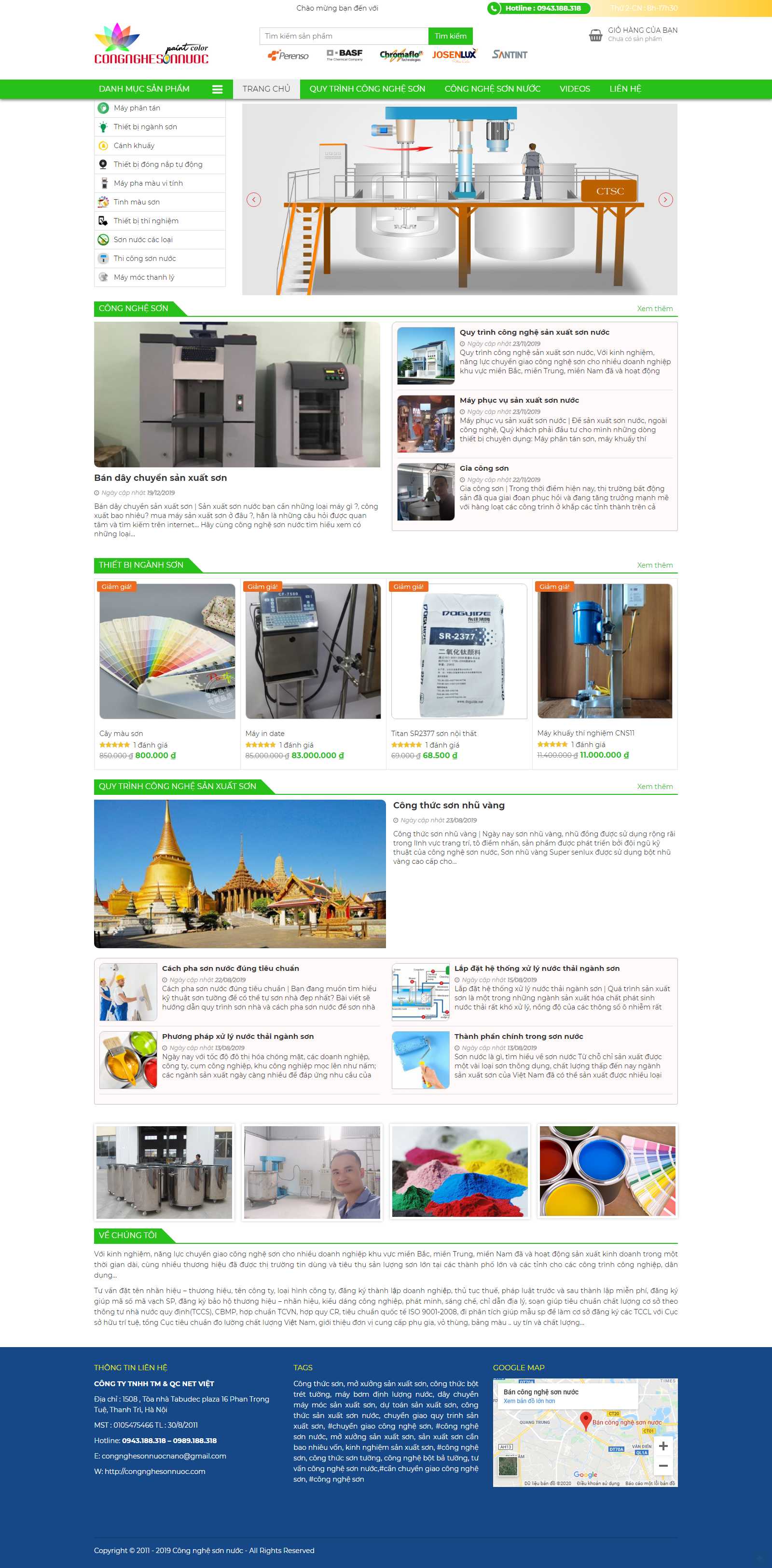 Thiết kế Web Huyện Đan Phượng - congthucson.com