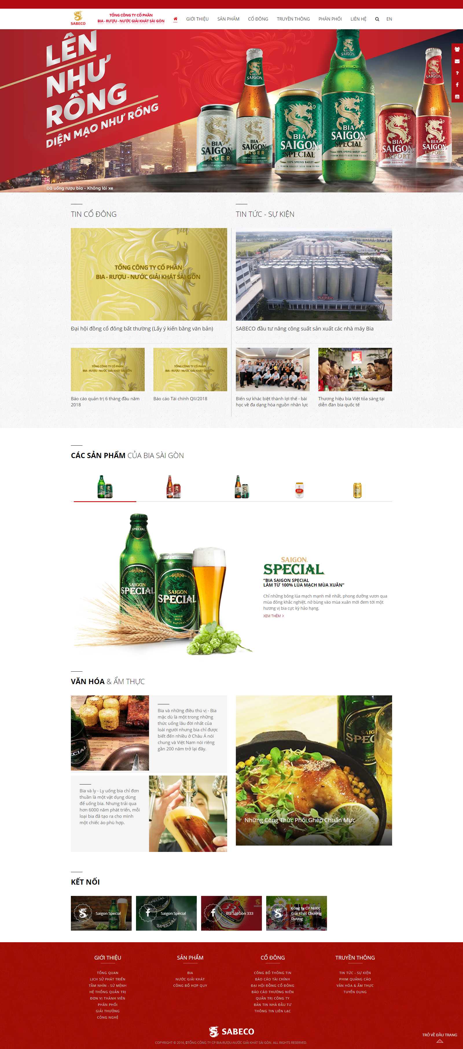 Thiết kế Web Huyện Chương Mỹ - www.sabeco.com.vn