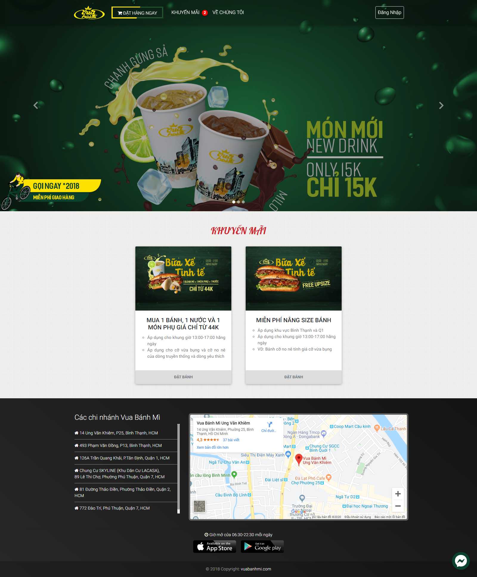 Thiết kế Web Huyện Thanh Oai - vuabanhmi.com