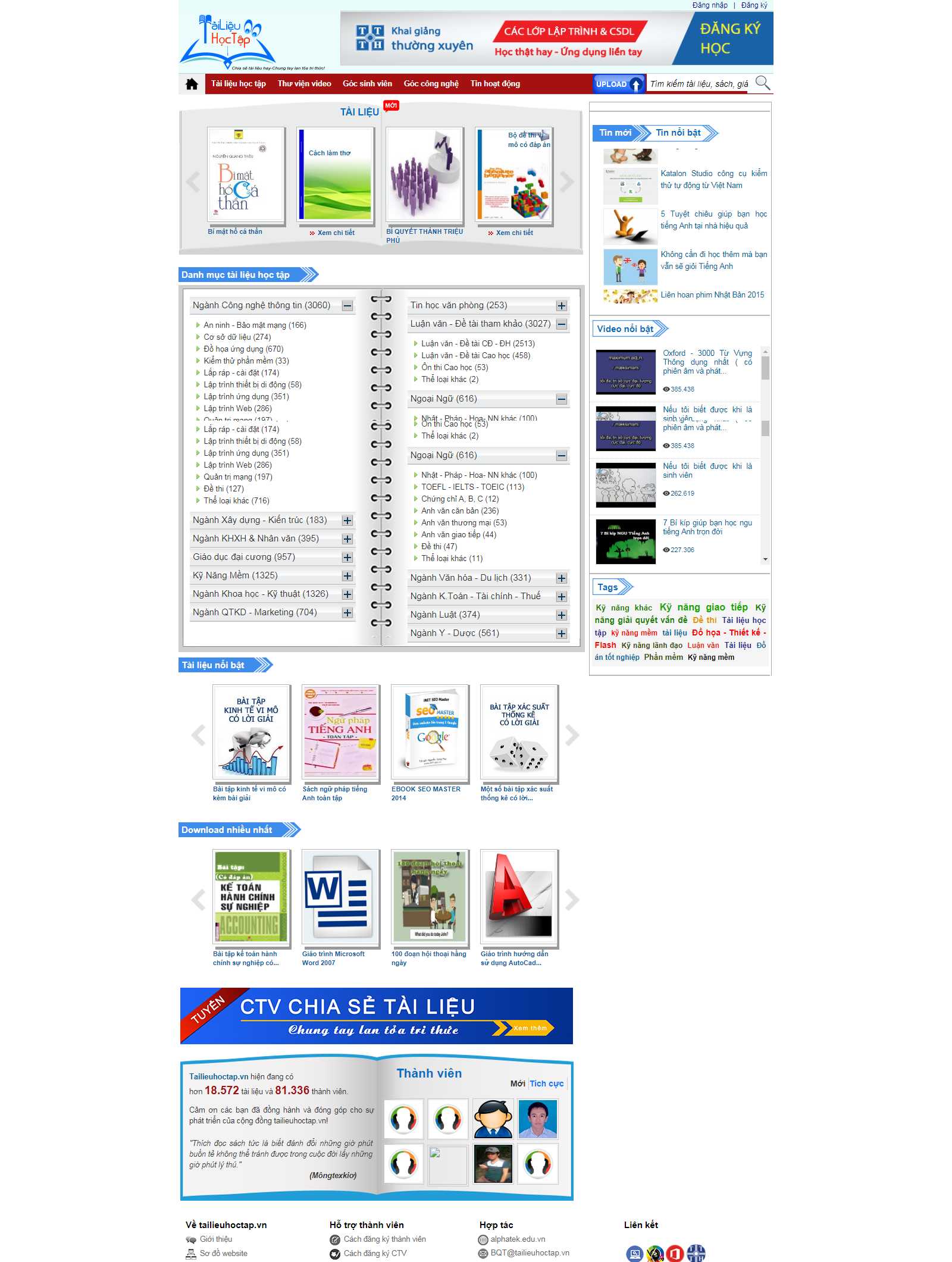 Thiết kế Web Huyện Phú Xuyên - tailieuhoctap.vn
