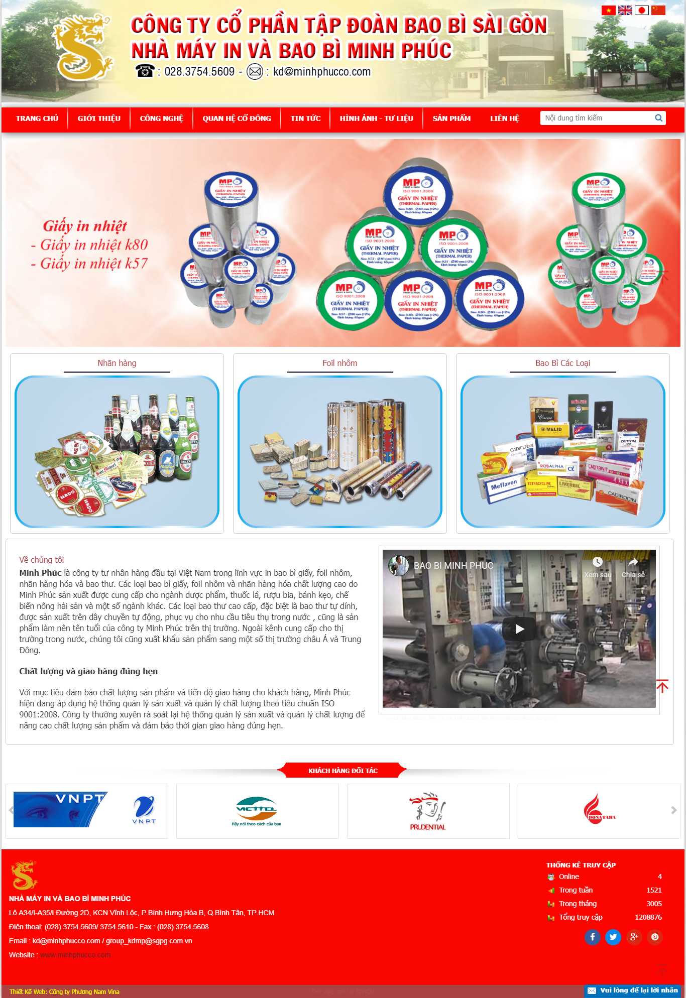 Thiết kế Web trọn gói giá rẻ - minhphucco.com