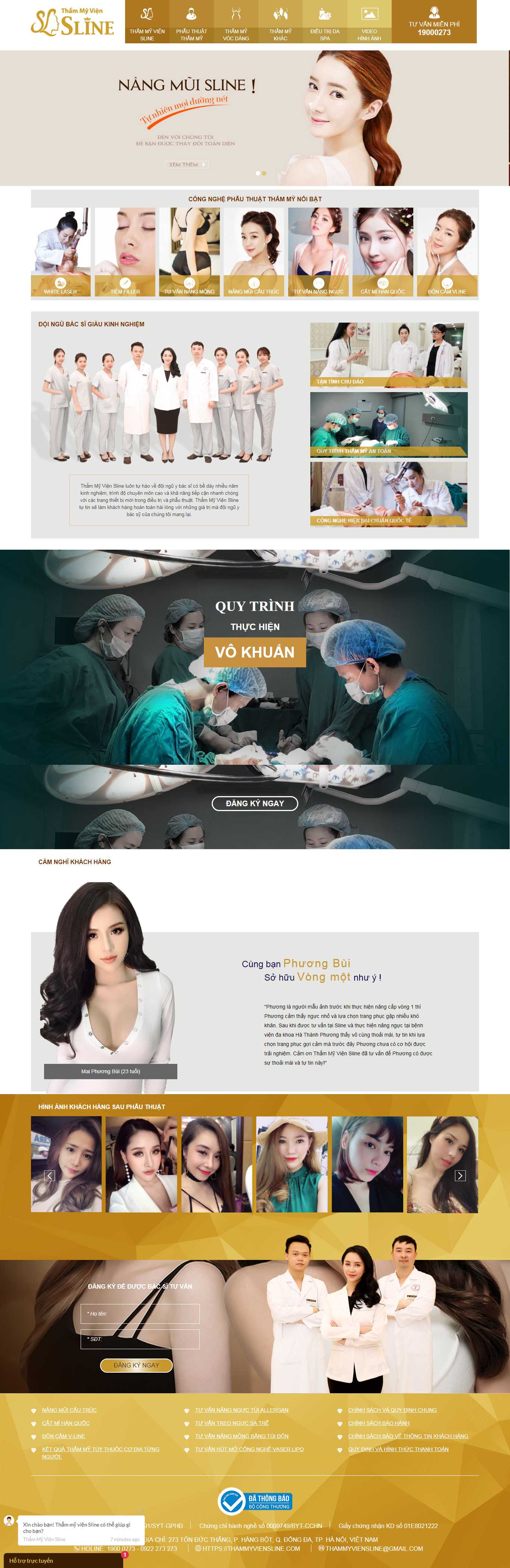 Thiết kế Web wordpress giá rẻ - thammyviensline.com
