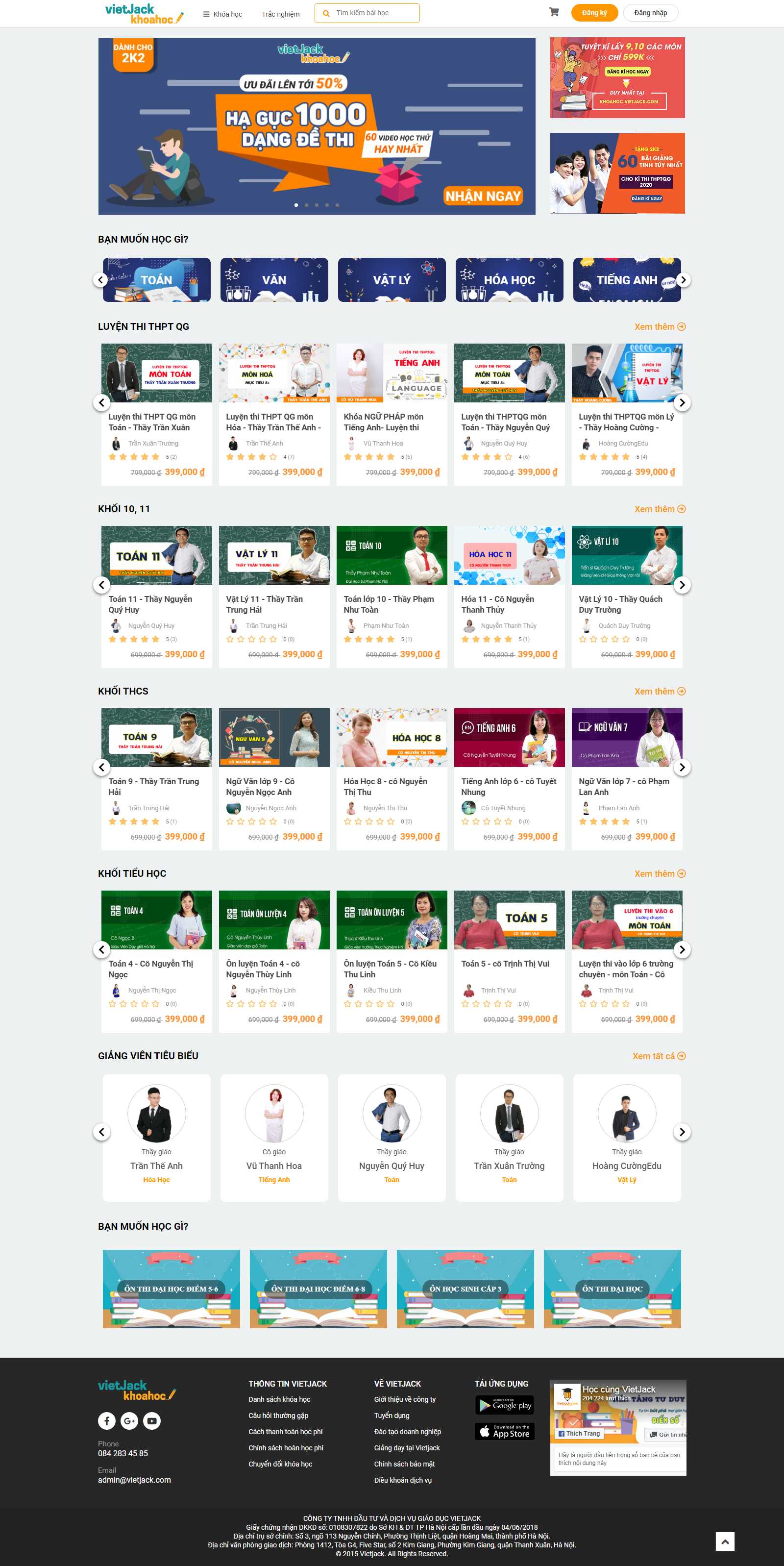 Thiết kế Web Miền Bắc - khoahoc.vietjack.com