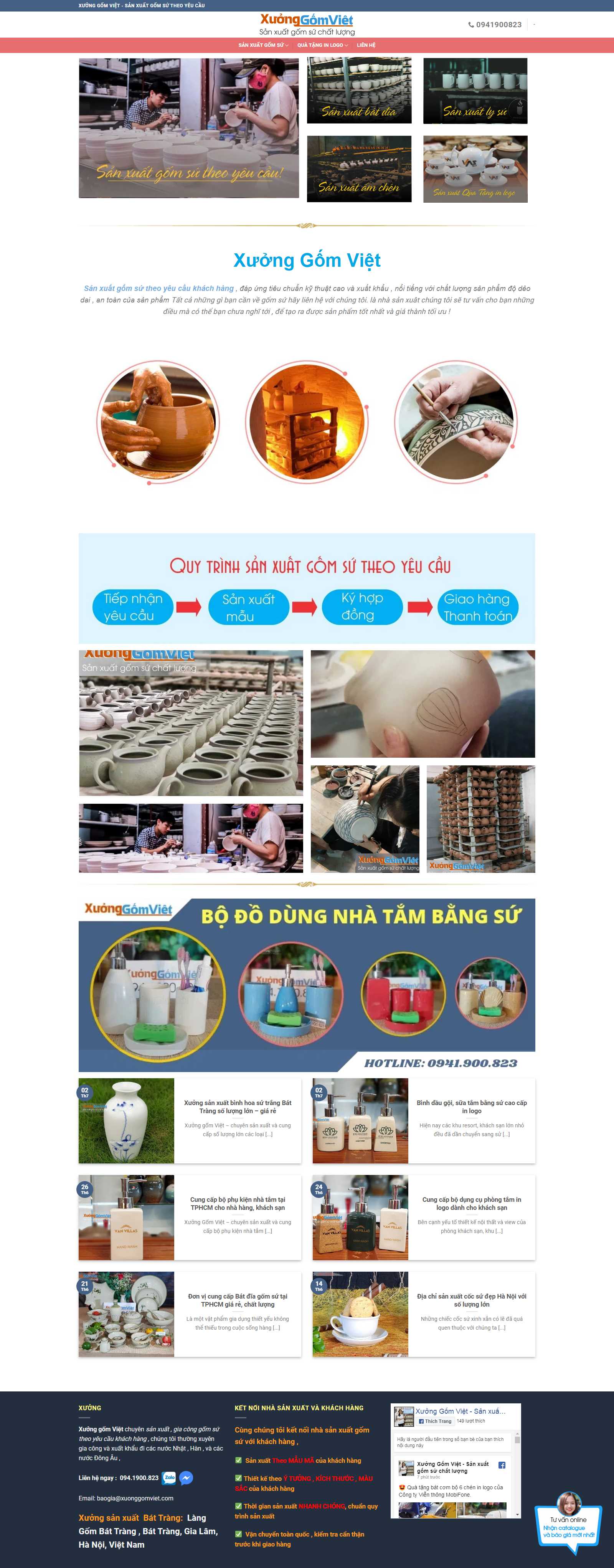 Thiết kế Web Miền Nam - xuonggomviet.com
