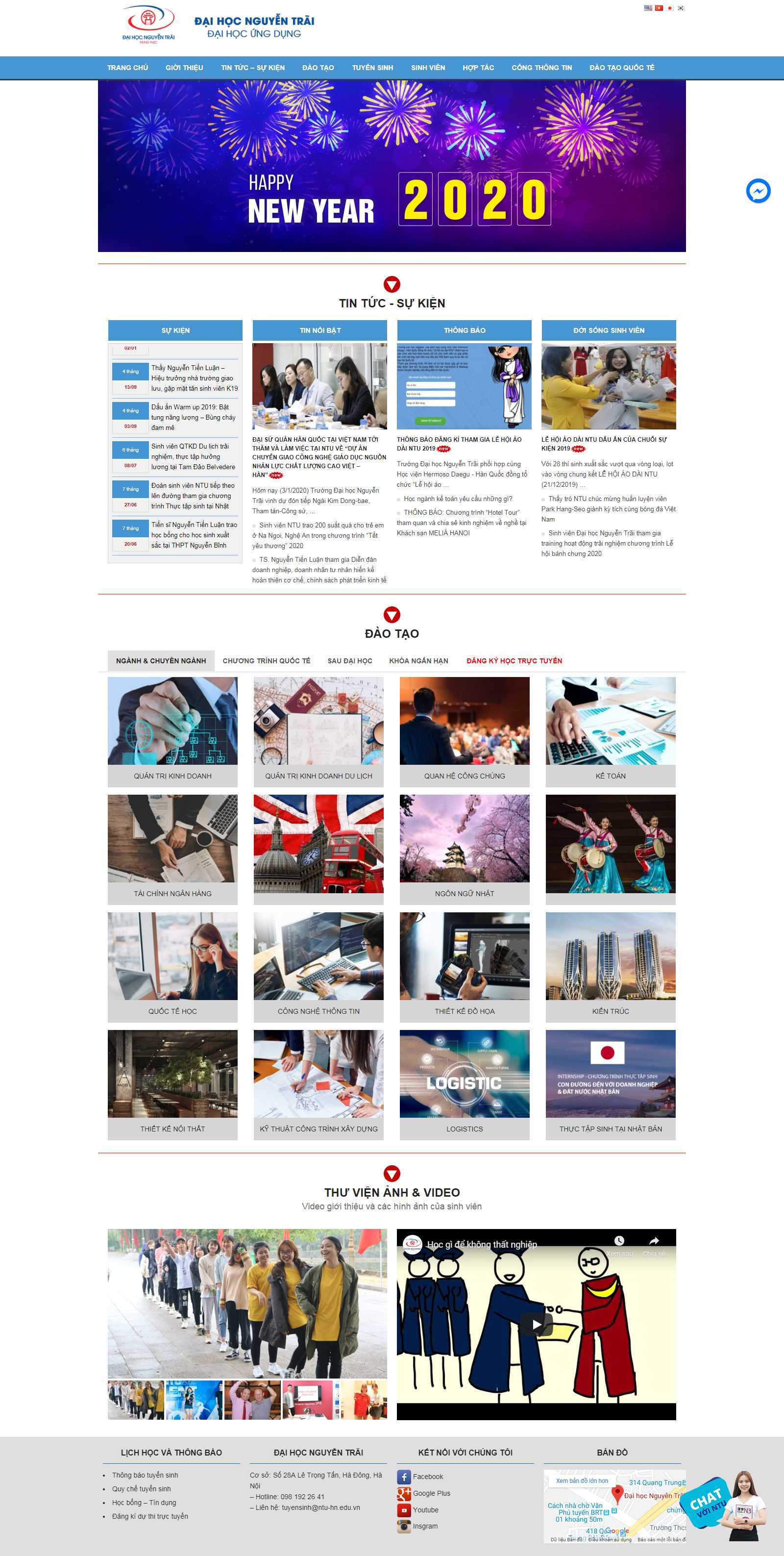Thiết kế Web Bạc Liêu - daihocnguyentrai.edu.vn