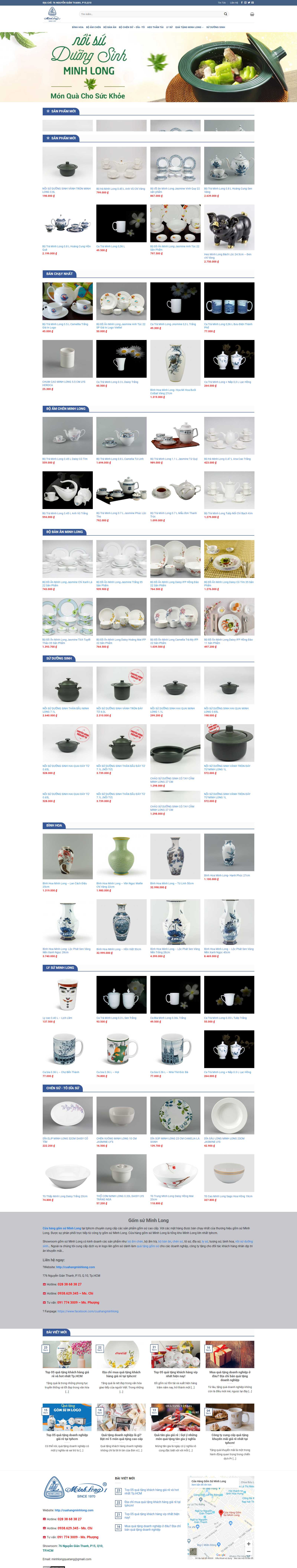 Thiết kế Web Bắc Giang - cuahangminhlong.com