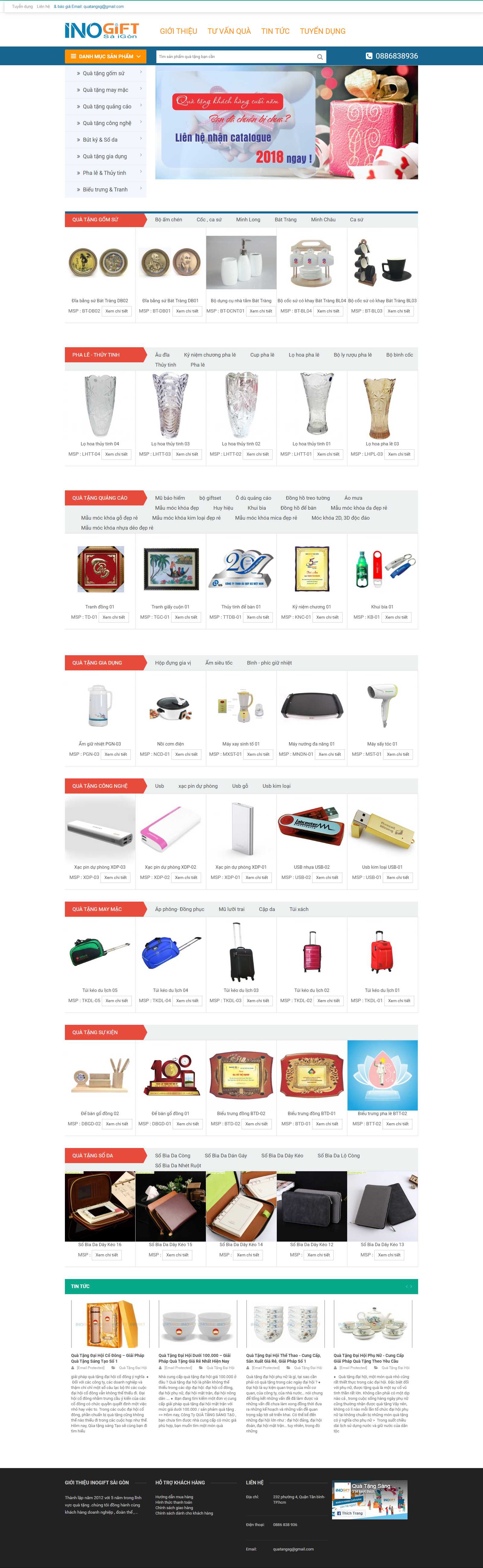 Thiết kế Web Bắc Giang - quatangsg.vn