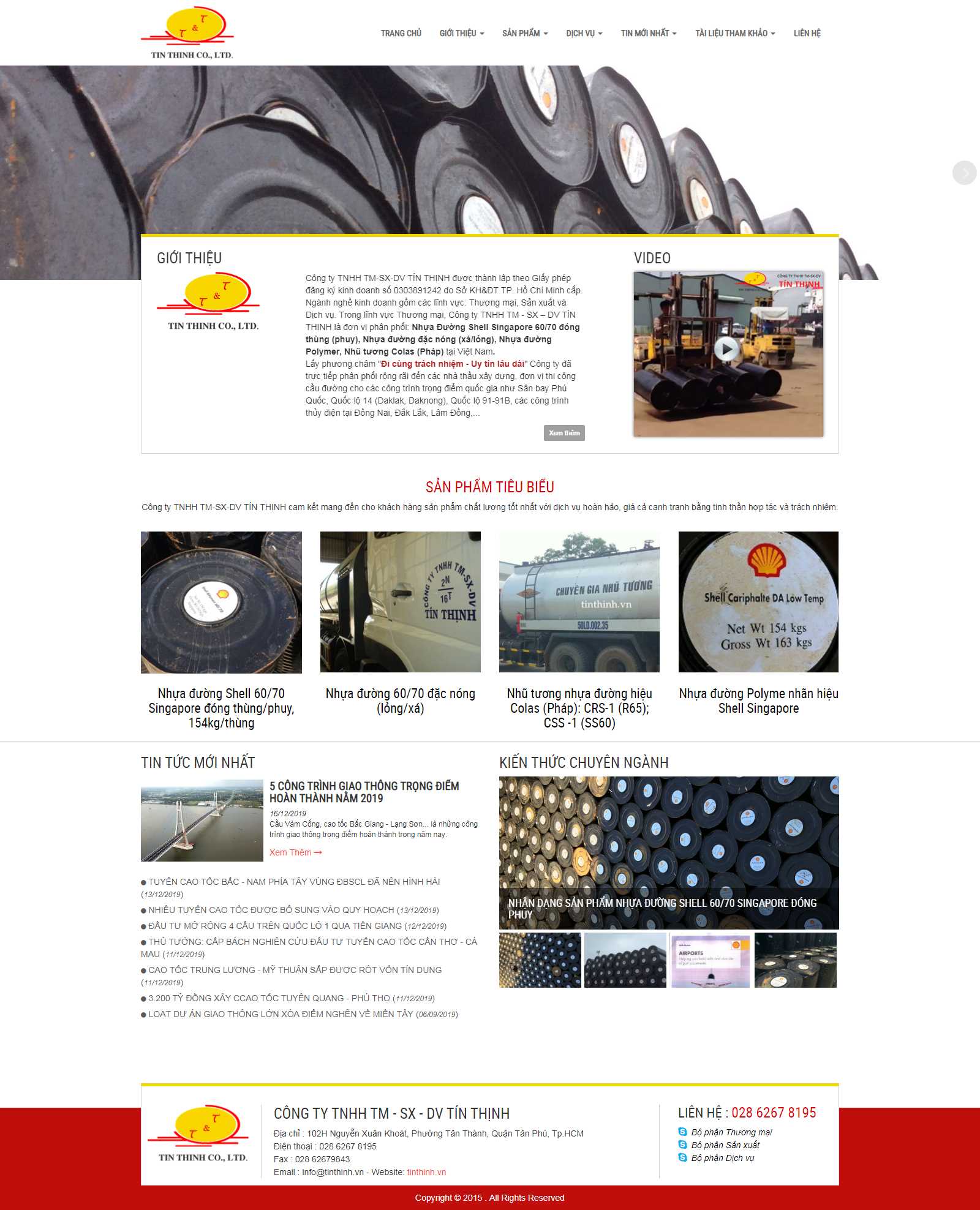 Thiết kế Web Bình Dương - tinthinh.vn