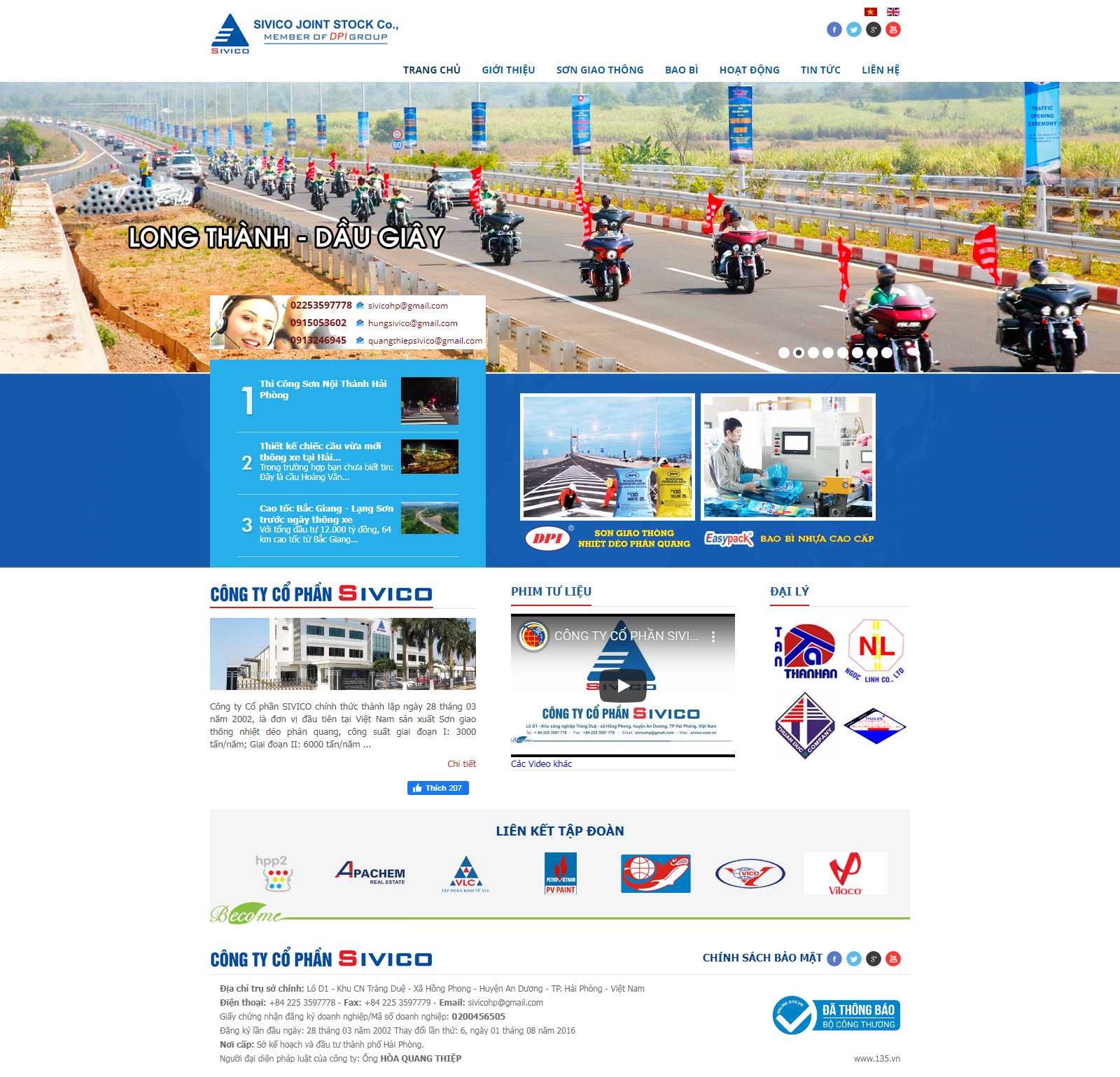 Thiết kế Web Bình Dương - www.sivico.com.vn