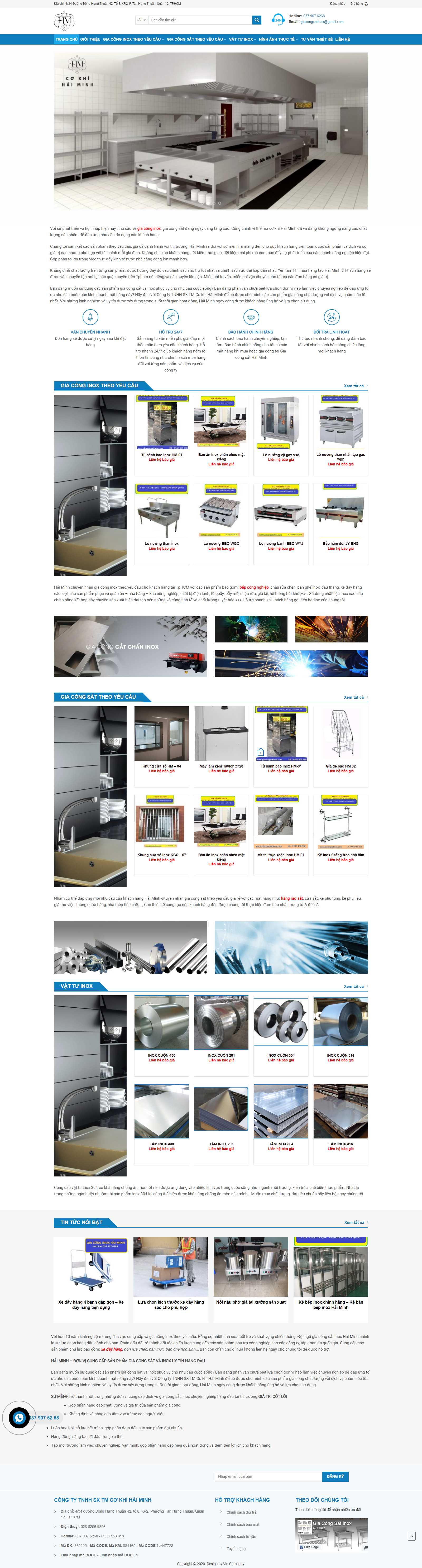 Thiết kế Web Đắk Lắk - giacongsatinox.com