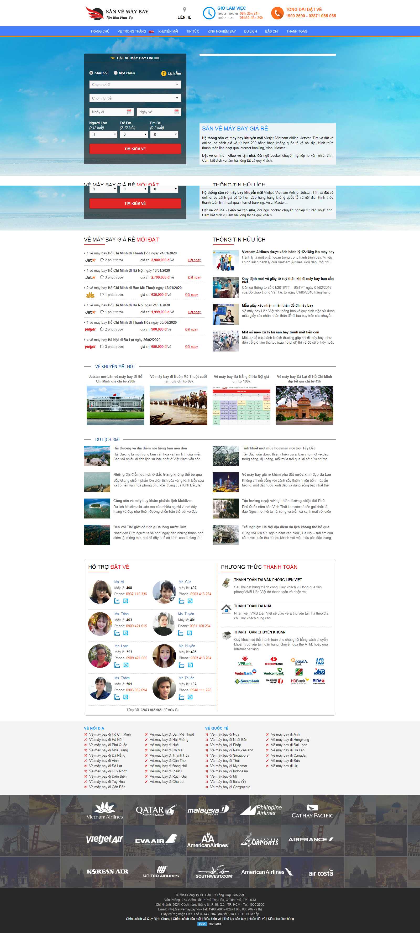 Thiết kế Web Đắk Nông - sanvemaybay.vn