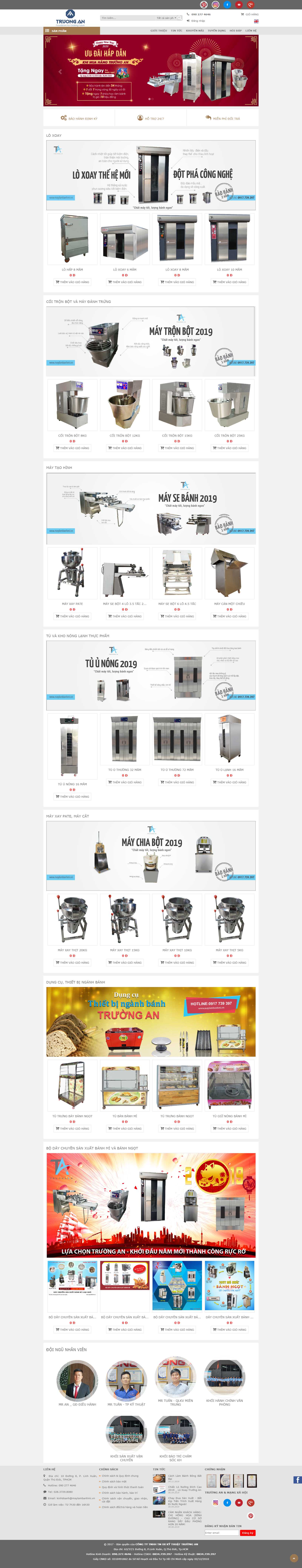 Thiết kế Web Đồng Tháp - maylambanhmi.vn