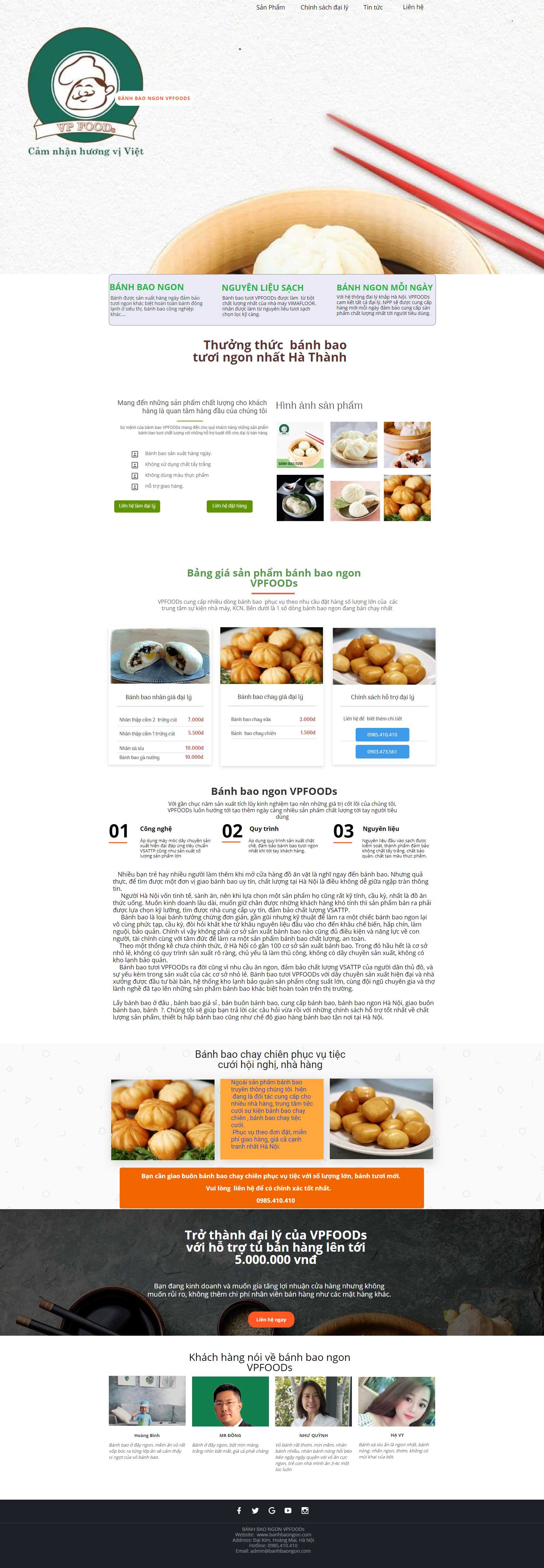 Thiết kế Web Điện Biên - www.banhbaongon.com