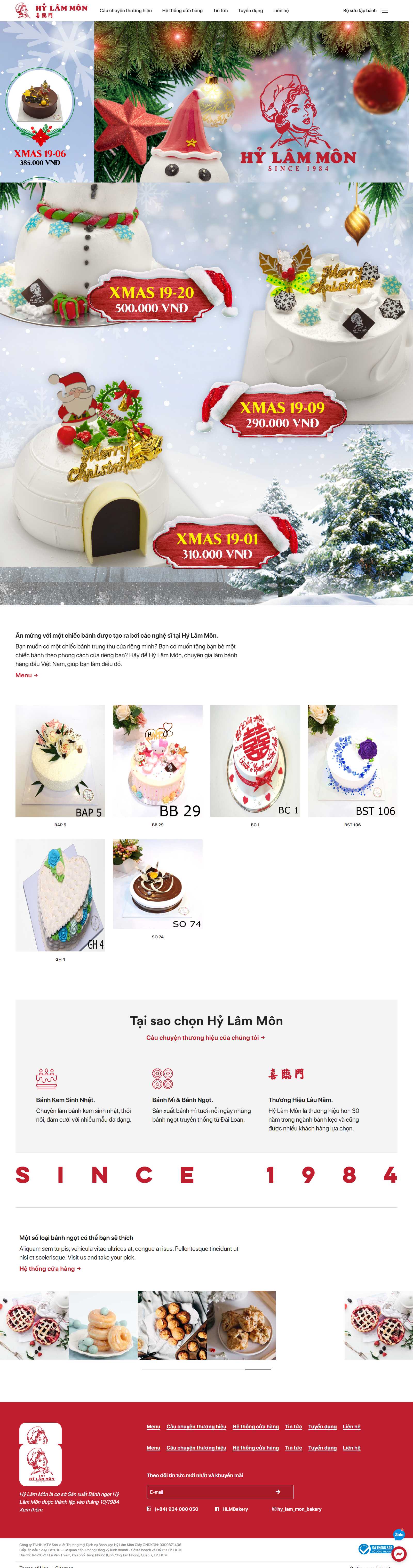 Thiết kế Web Gia Lai - hylammon-bakery.com.vn