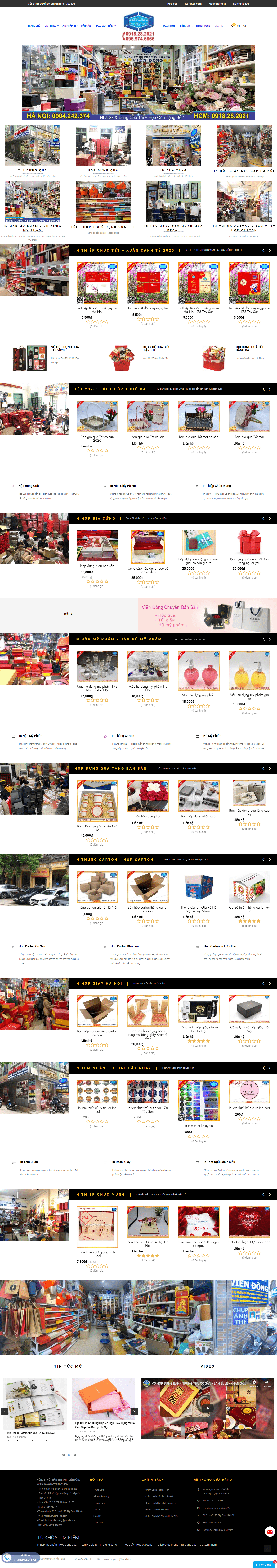Thiết kế Web Hòa Bình - inviendong.com
