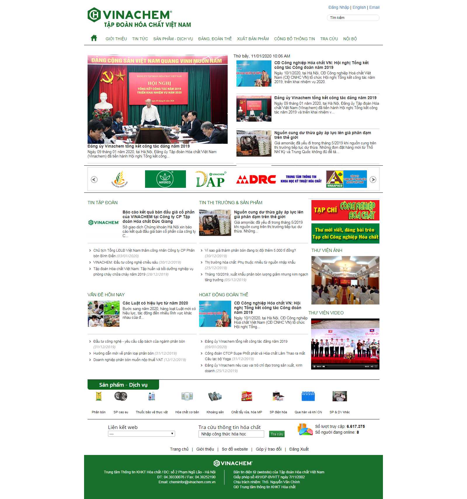 Thiết kế Web Hưng Yên - www.vinachem.com.vn