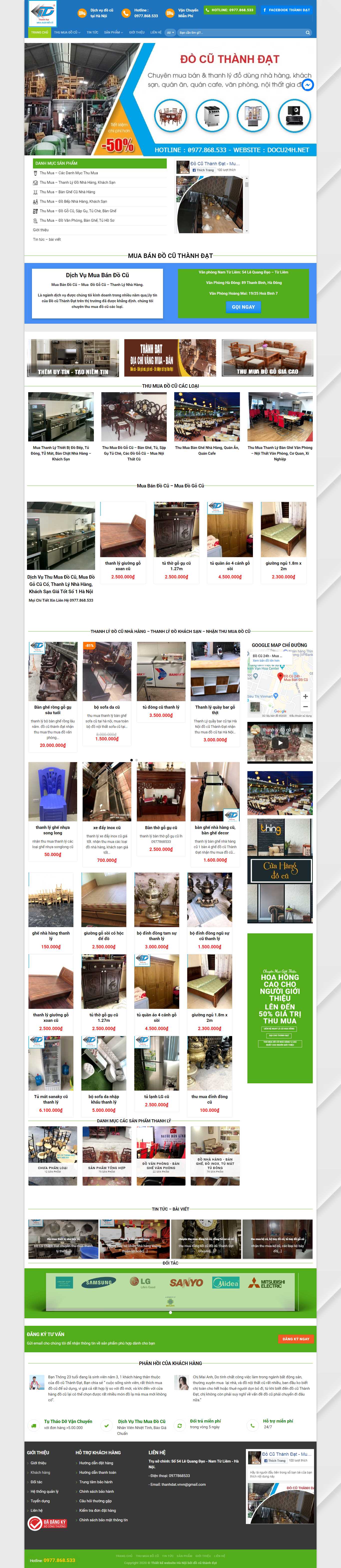 Thiết kế Web bán đồ cũ - docu24h.net