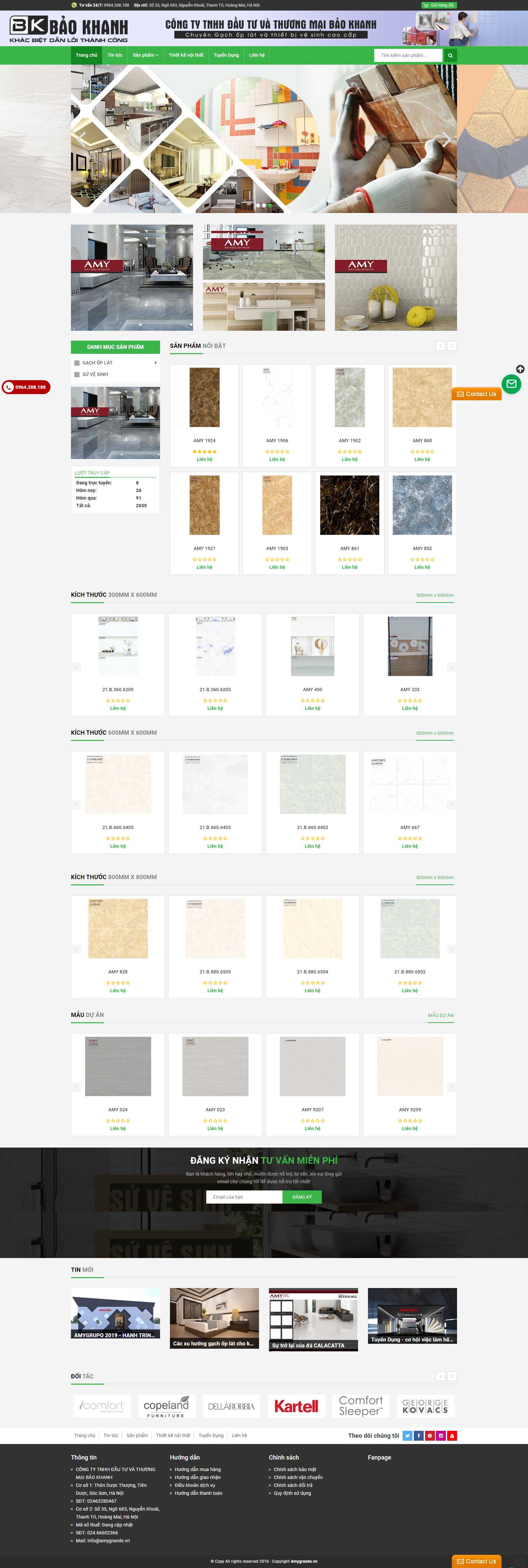Thiết kế Web Thành phố Hồ Chí Minh - amygrande.vn