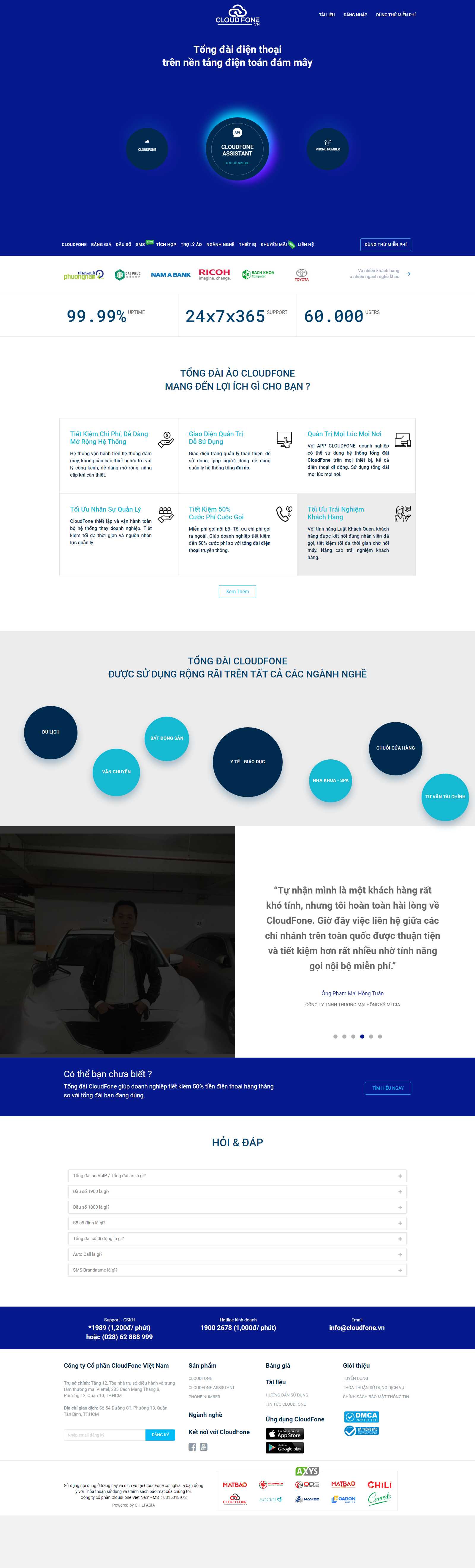 Thiết kế Web Ninh Thuận - www.cloudfone.vn