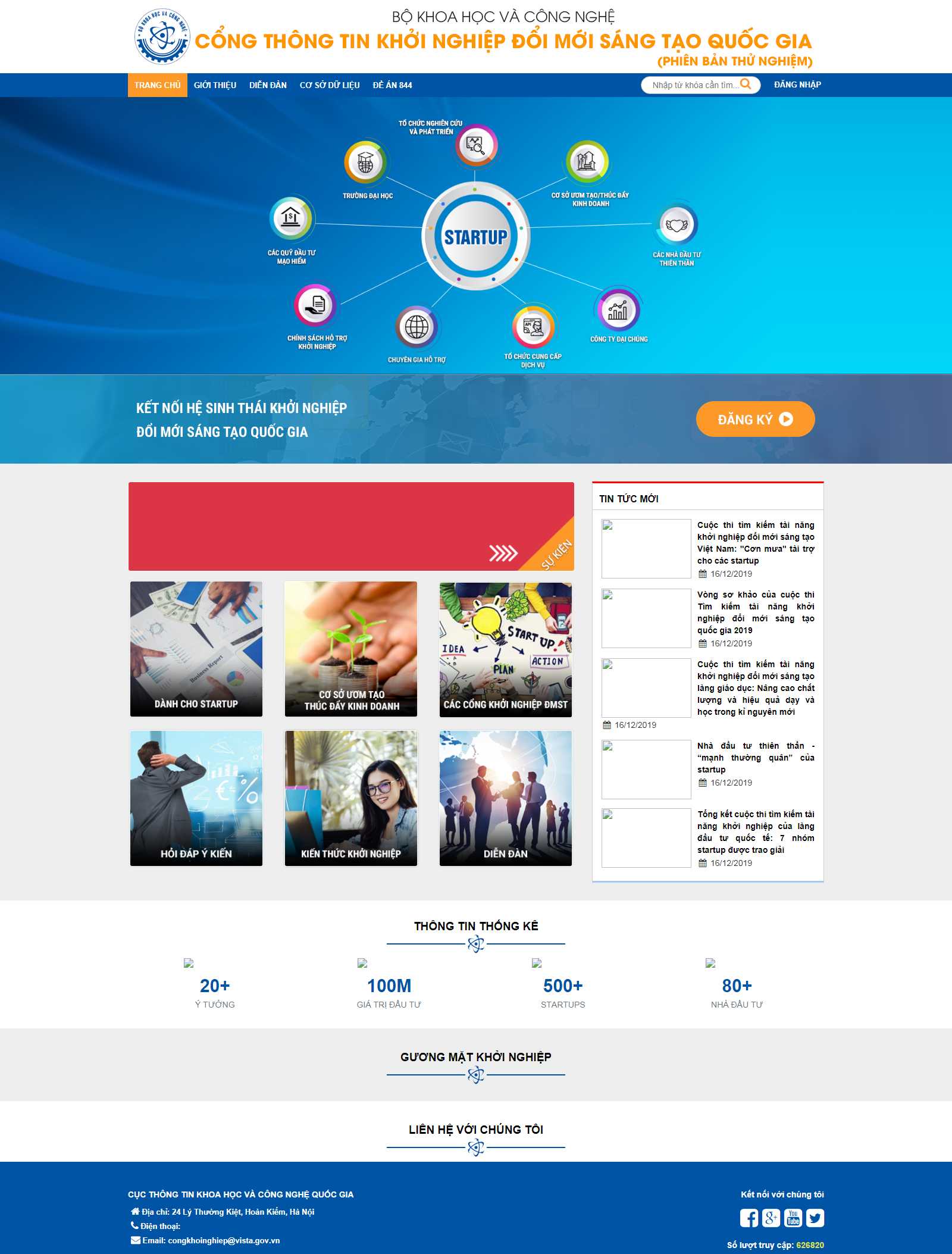 Thiết kế Web Quảng Bình - startup.gov.vn