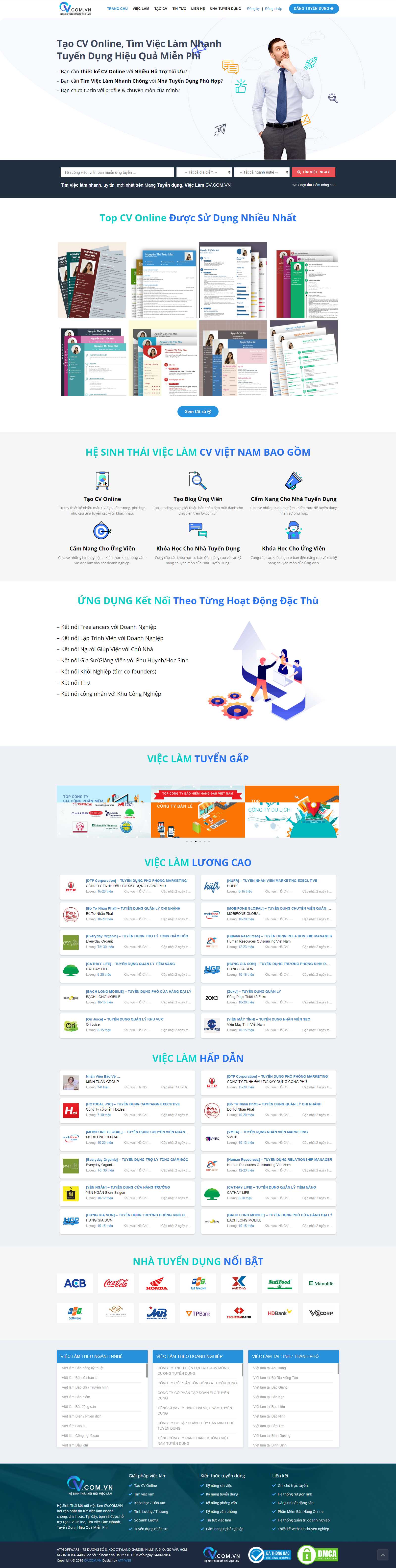 Thiết kế Web Quảng Ngãi - cv.com.vn