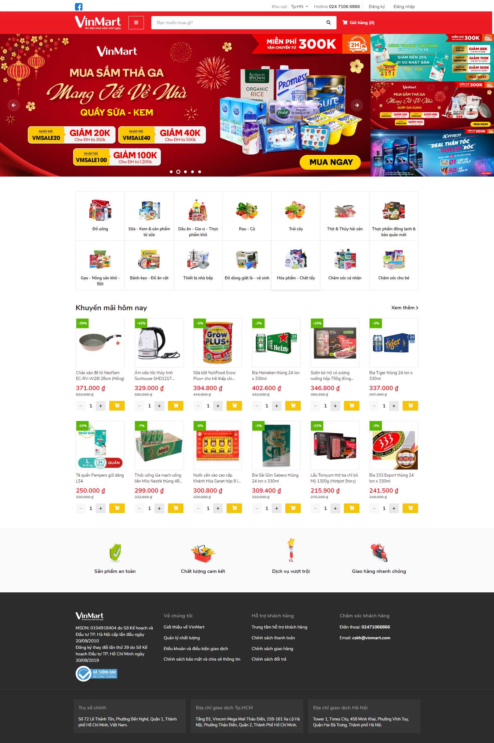 Thiết kế Web Tây Ninh - vinmart.com