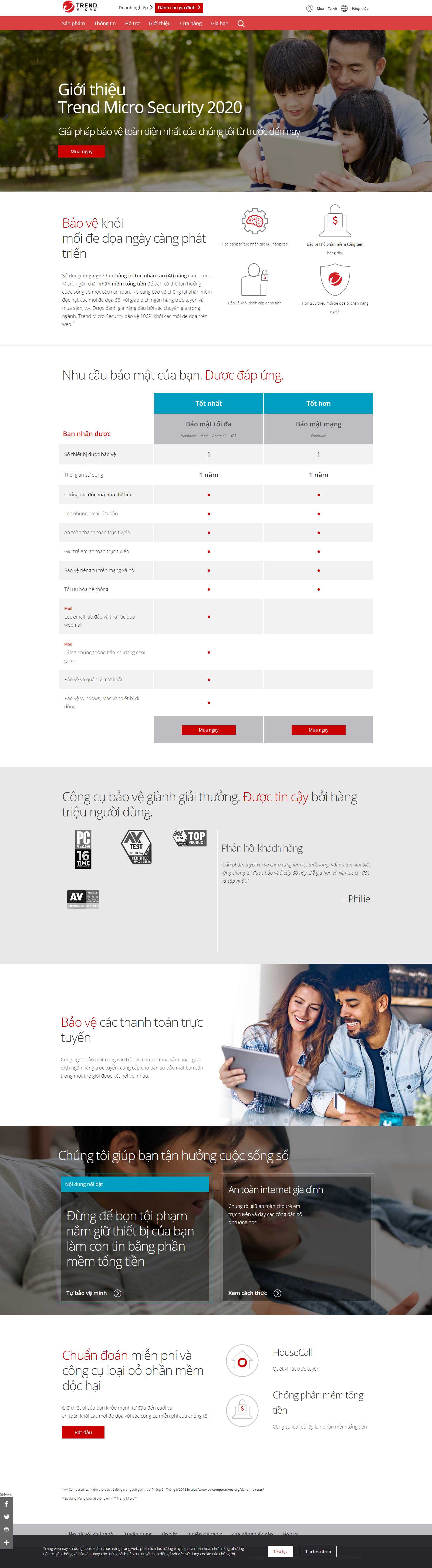Thiết kế Web Thái Nguyên - www.trendmicro.com