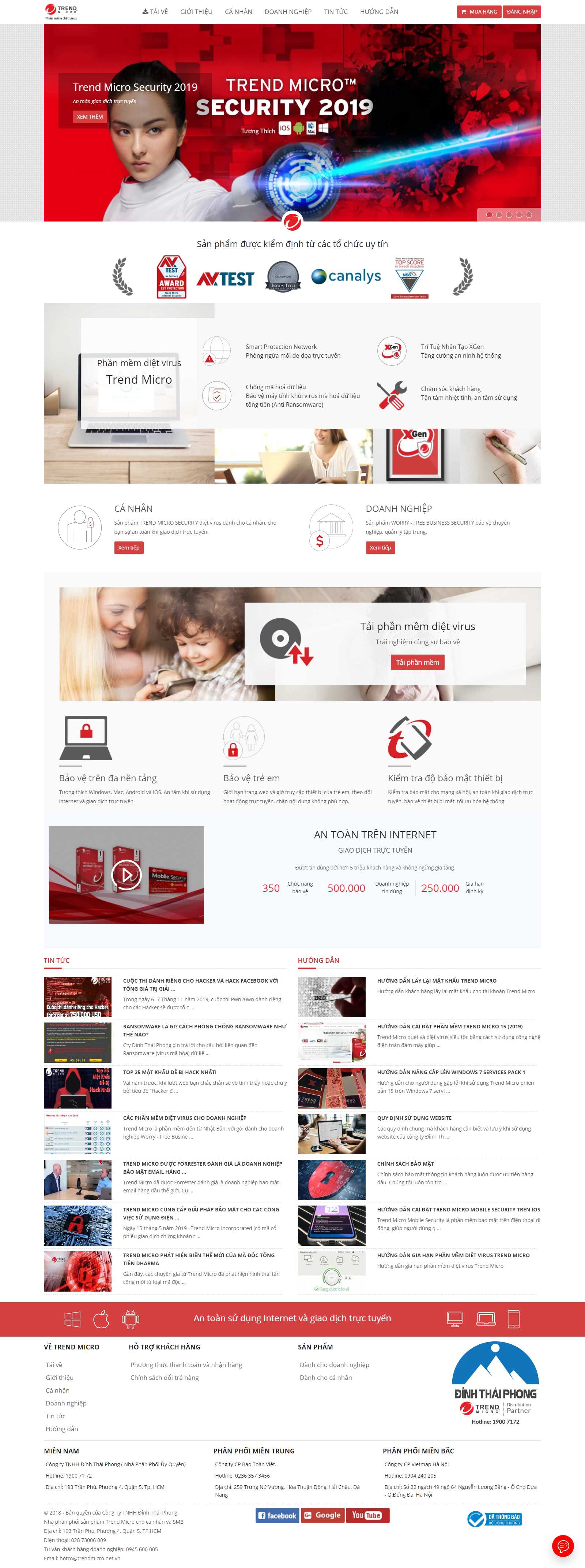 Thiết kế Web Thanh Hóa - trendmicro.ctydtp.vn