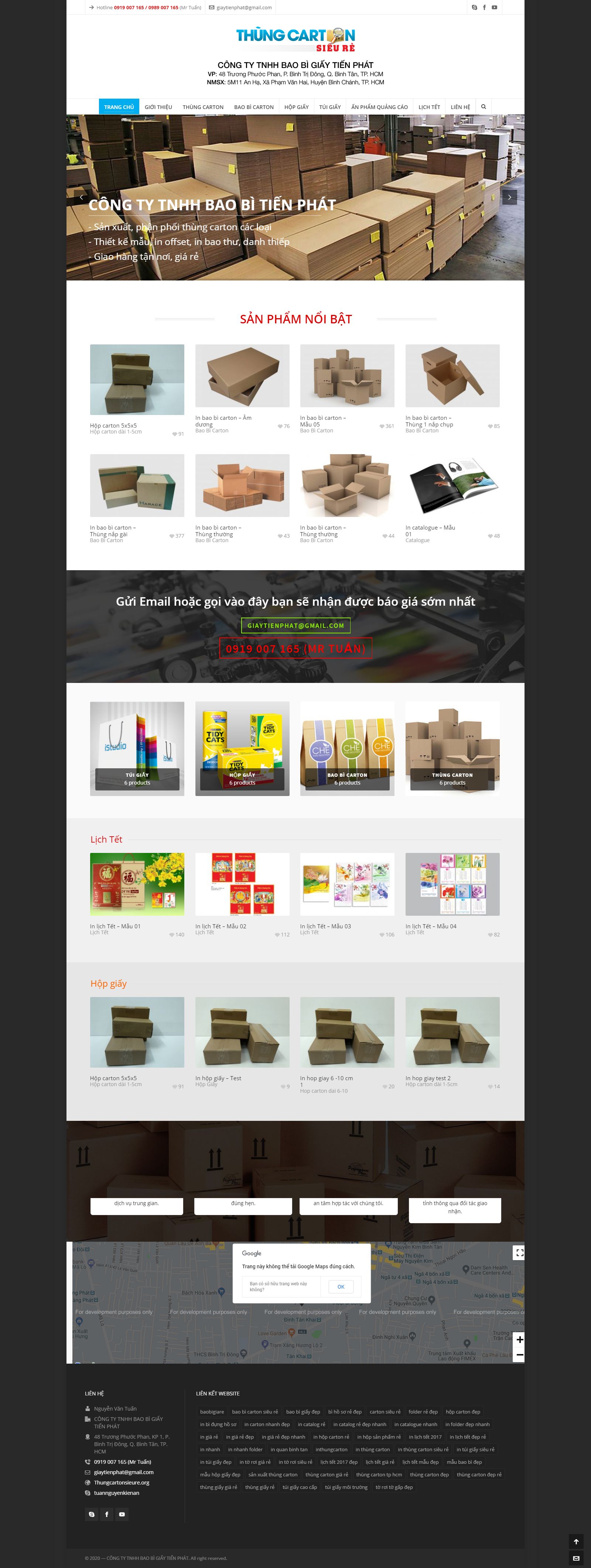 Thiết kế Web Tuyên Quang - thungcartonsieure.org