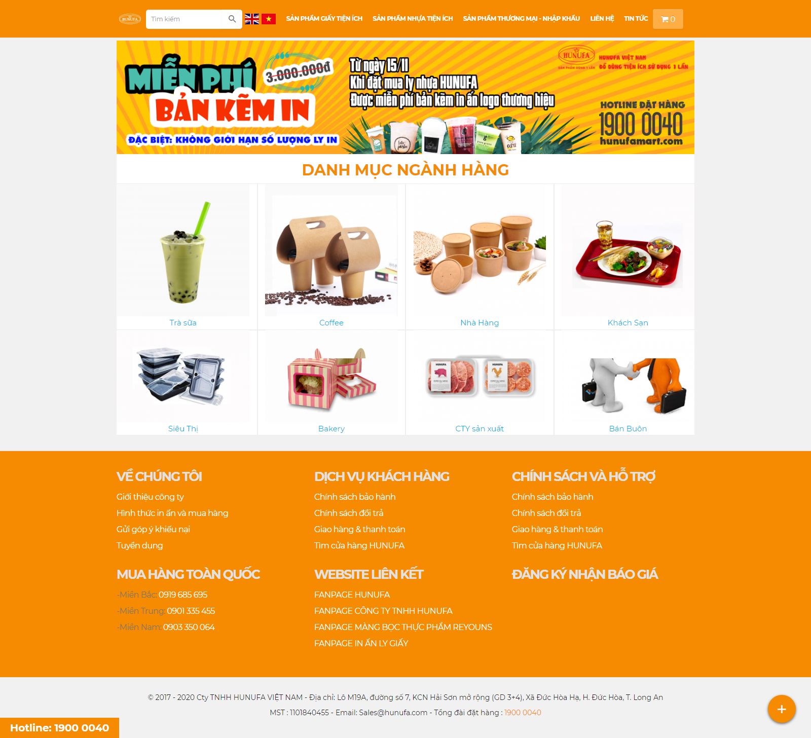 Thiết kế Web Tuyên Quang - hunufamart.com