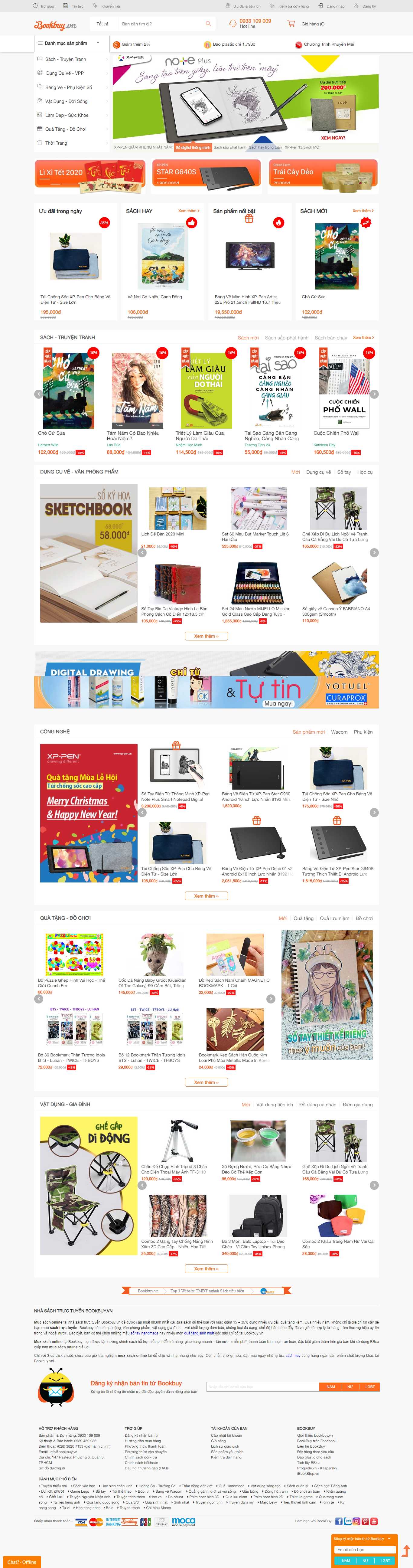 Thiết kế Web bán sách trực tuyến - bookbuy.vn
