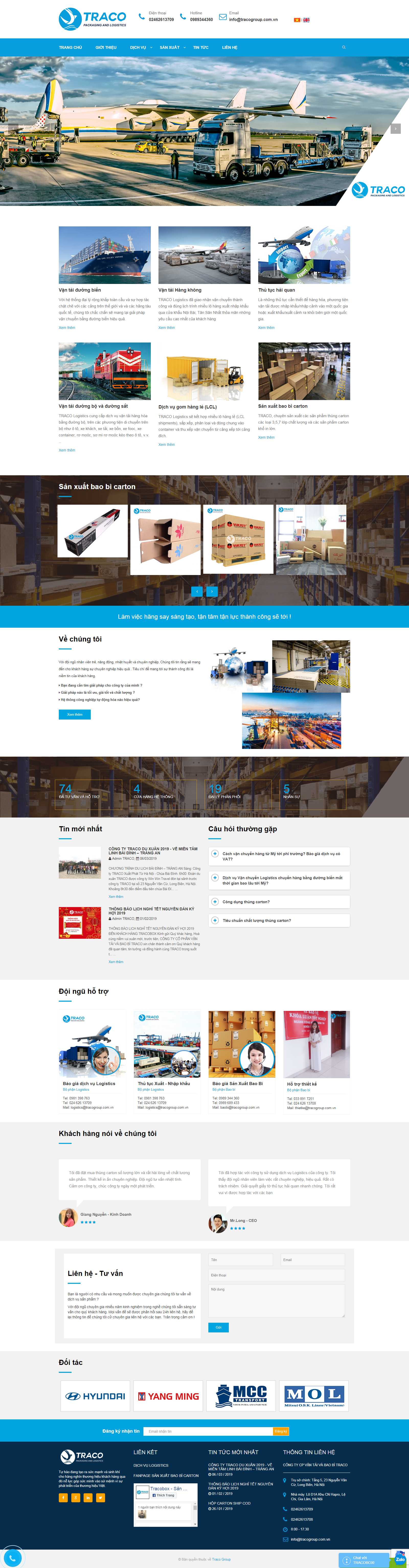 Thiết kế Web Vĩnh Phúc - tracogroup.com.vn