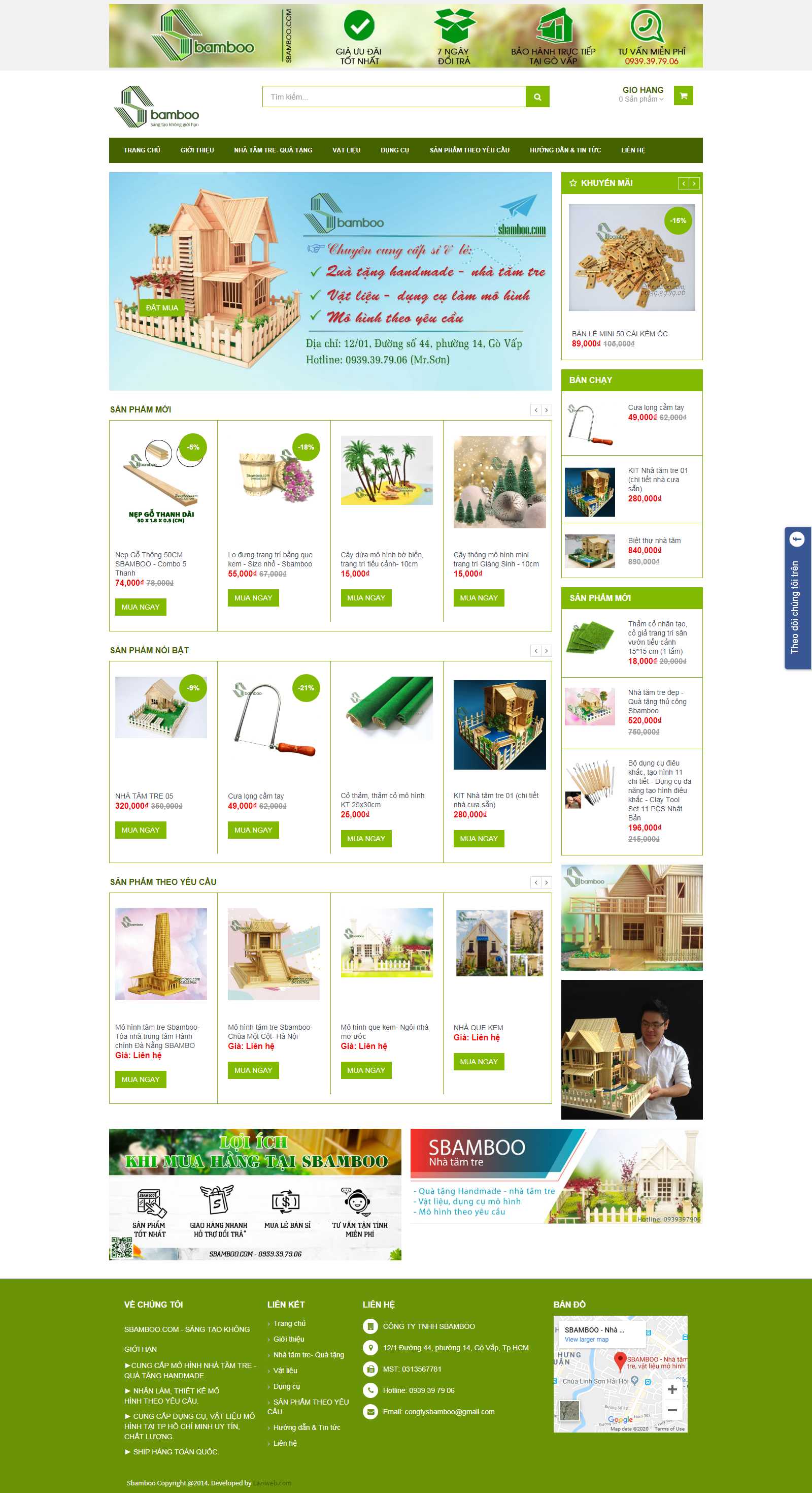 Thiết kế Web Quận 3 - www.sbamboo.com