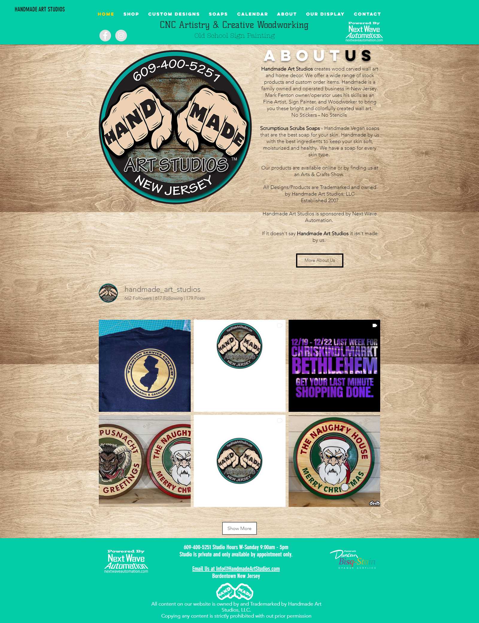 Thiết kế Web Quận 3 - www.handmadeartstudios.com