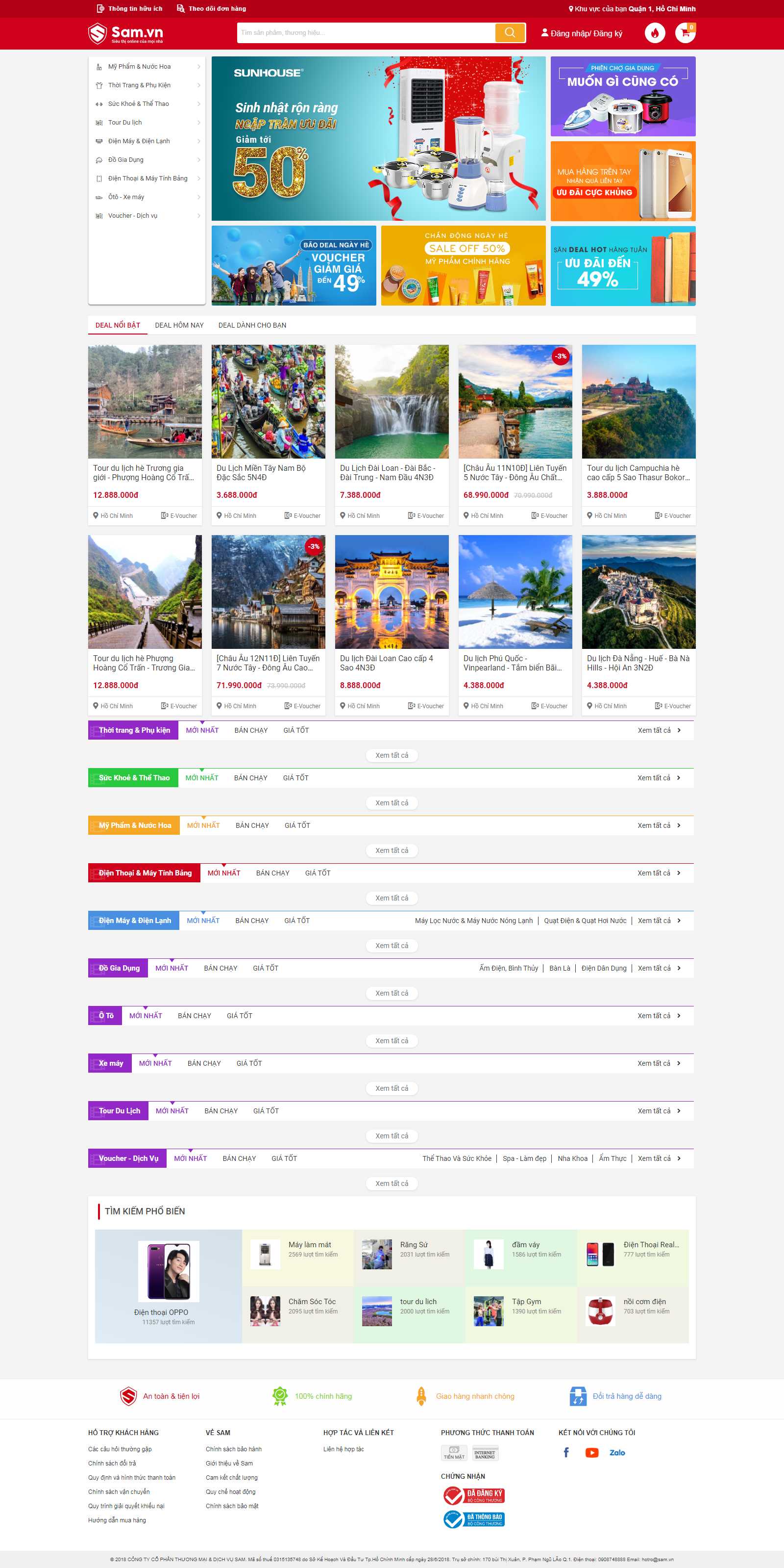 Thiết kế Web Quận 8 - www.sam.vn