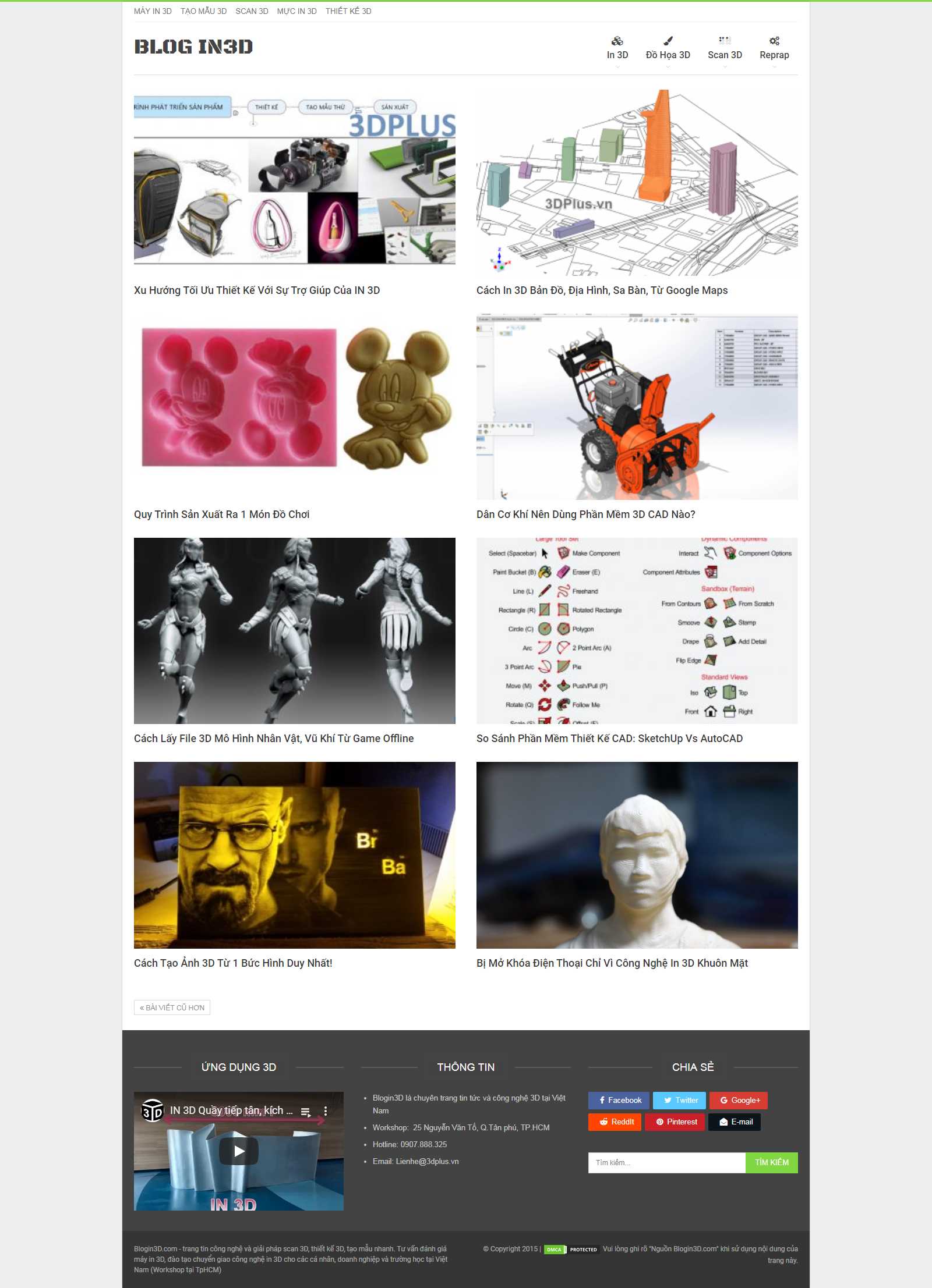 Thiết kế Web Quận 9 - blogin3d.com