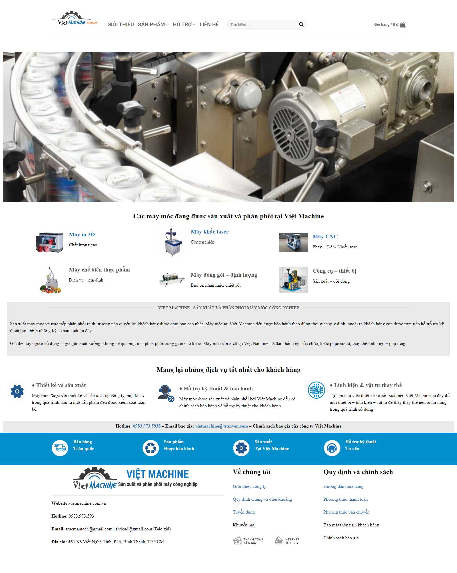 Thiết kế Web Quận 11 - vietmachine.com.vn