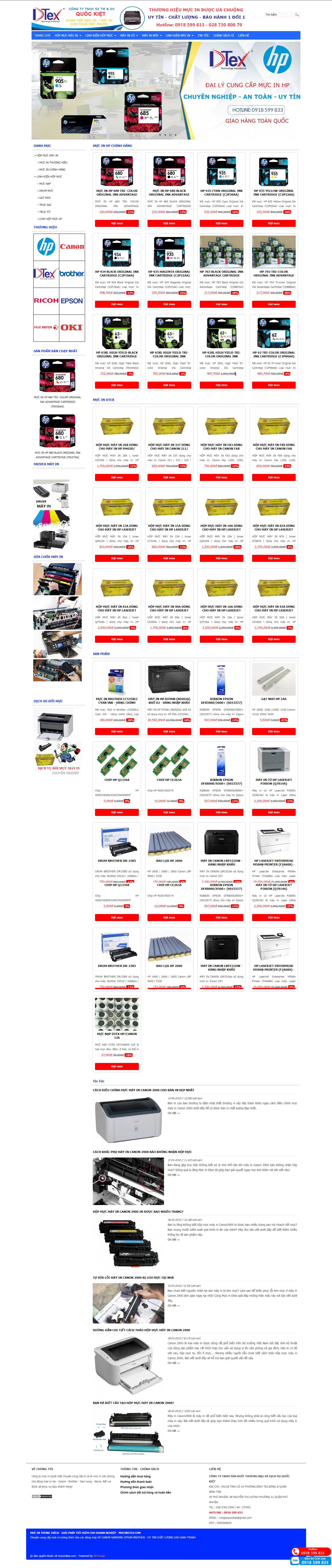 Thiết kế Web Quận 11 - mucindtex.com