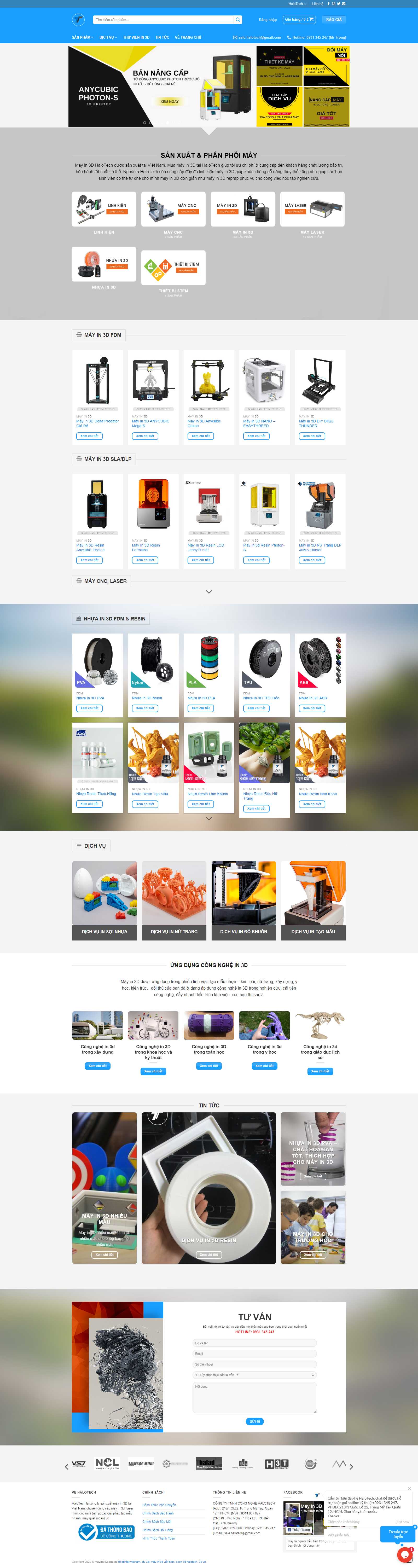 Thiết kế Web Quận 11 - mayin3d.com.vn