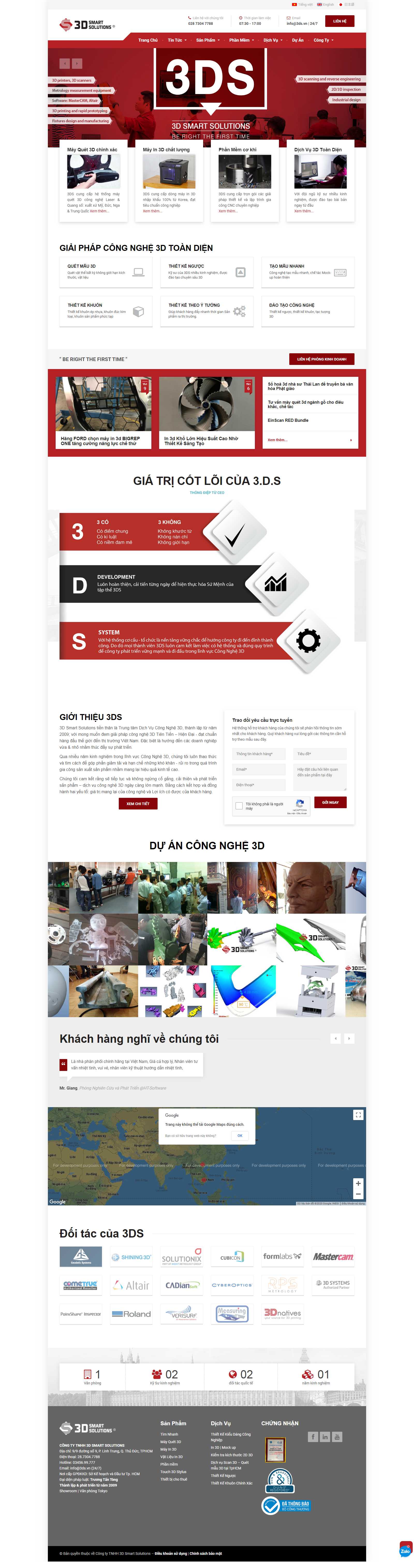 Thiết kế Web Quận 12 - 3d-smartsolutions.com