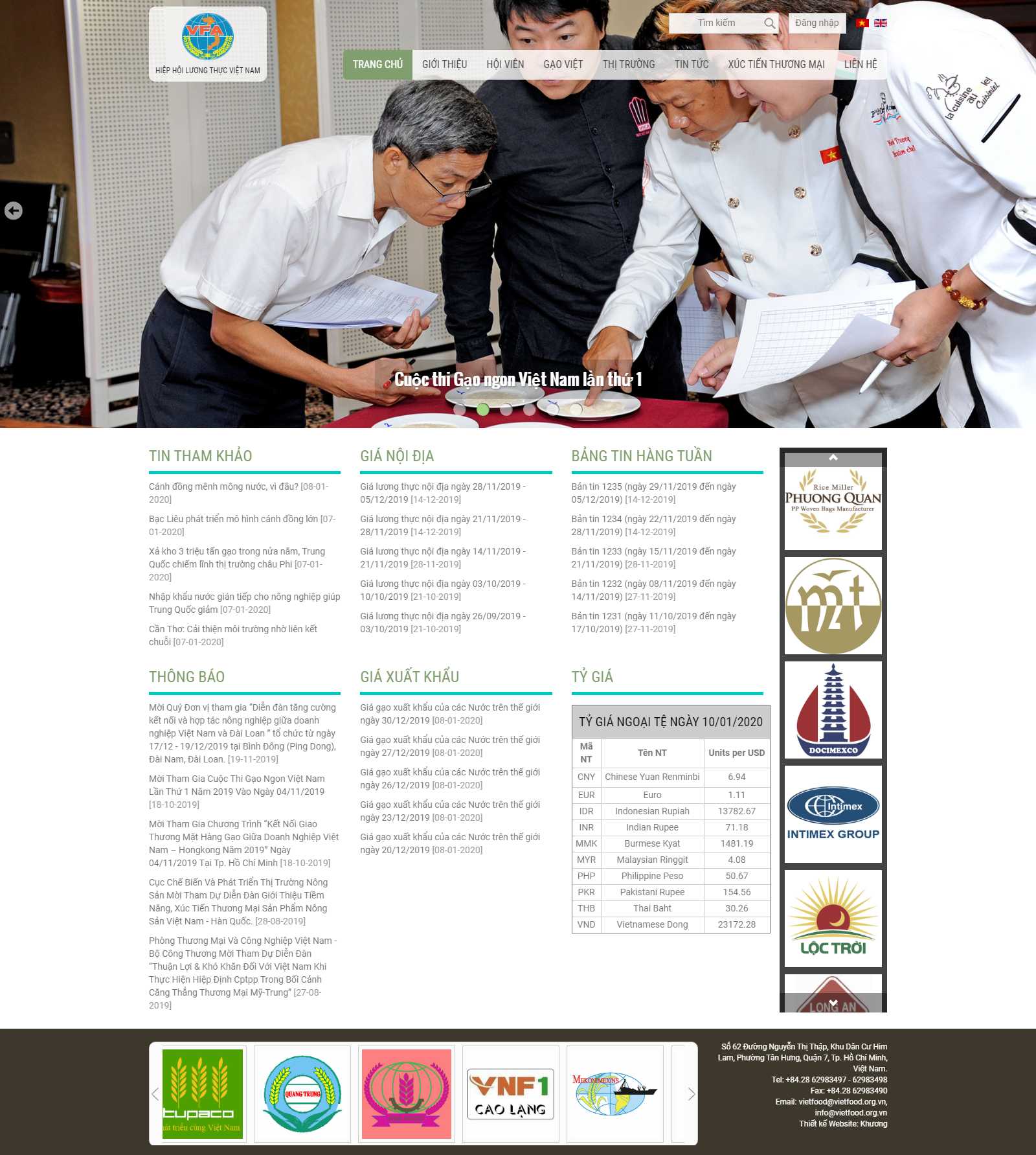 Thiết kế Web quận Bình Thạnh - www.vietfood.org.vn