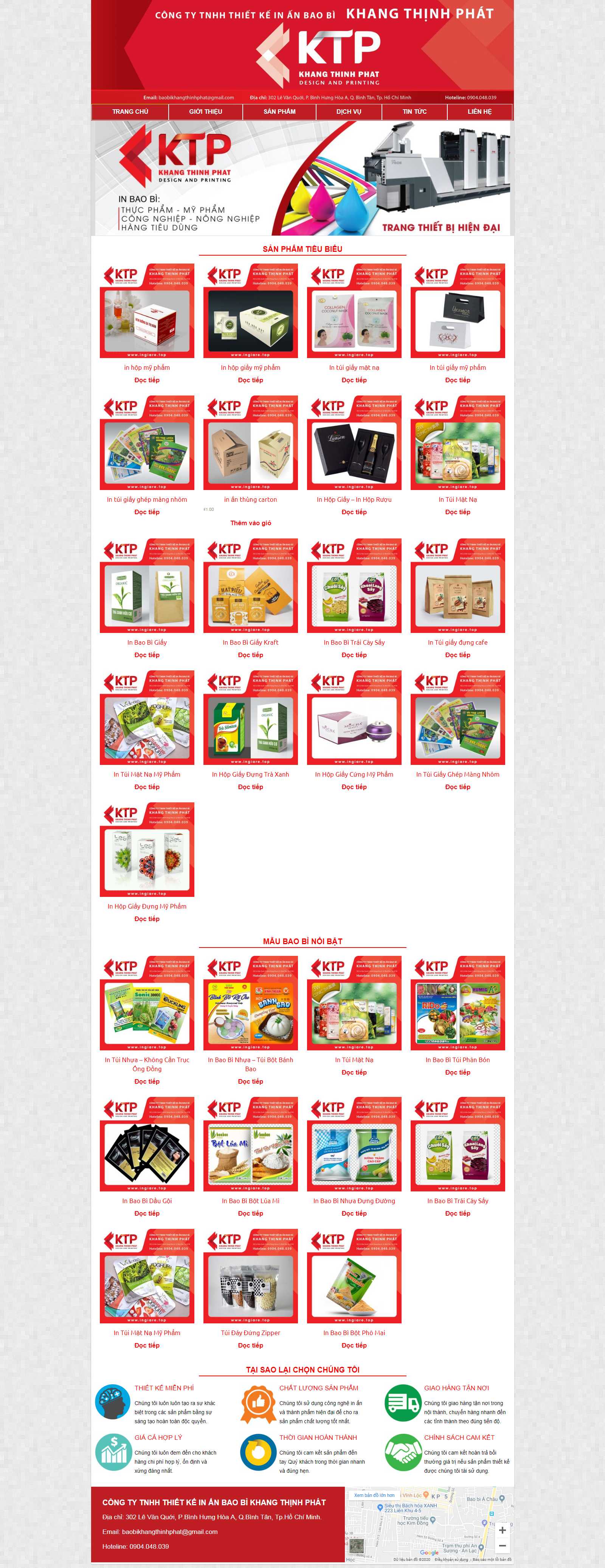 Thiết kế Web quận Bình Thạnh - ingiare.top
