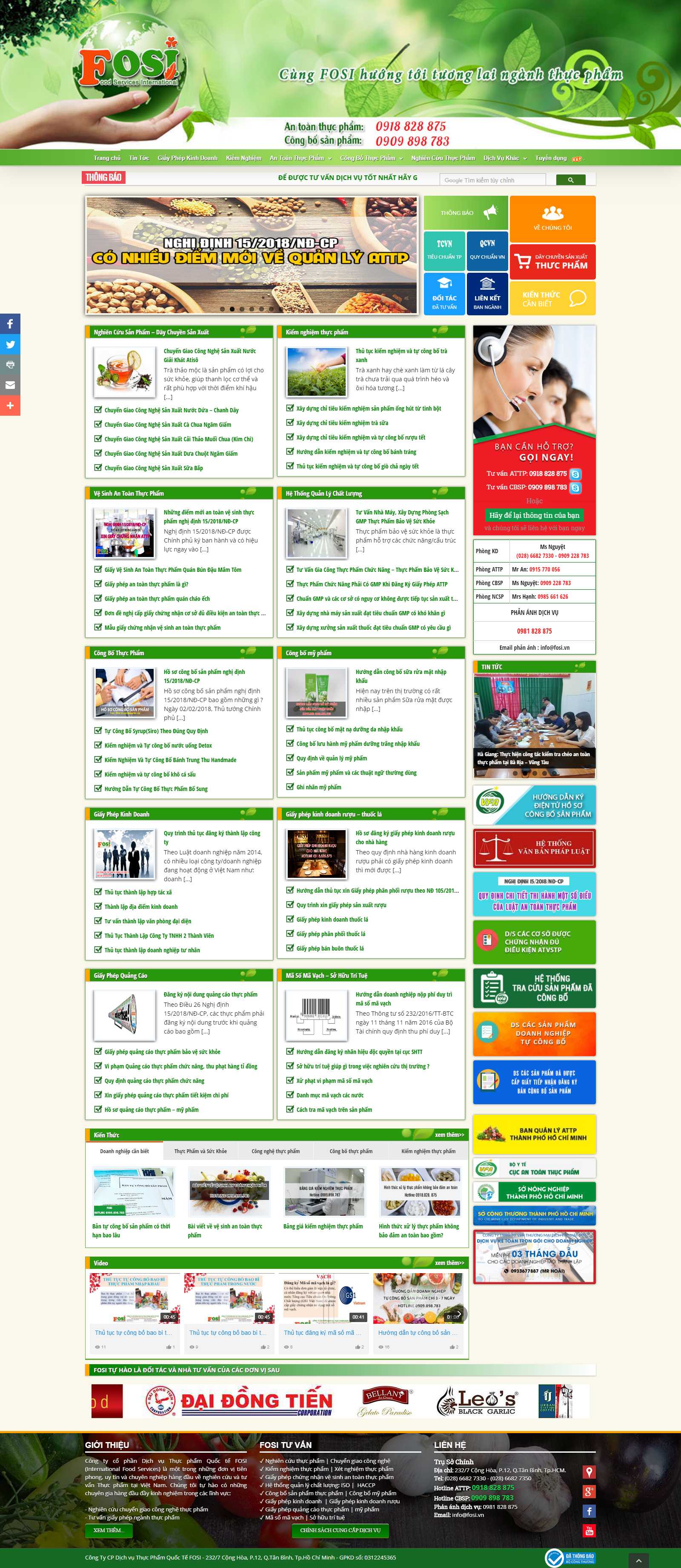 Thiết kế Web quận Gò Vấp - trungtamnghiencuuthucpham.vn