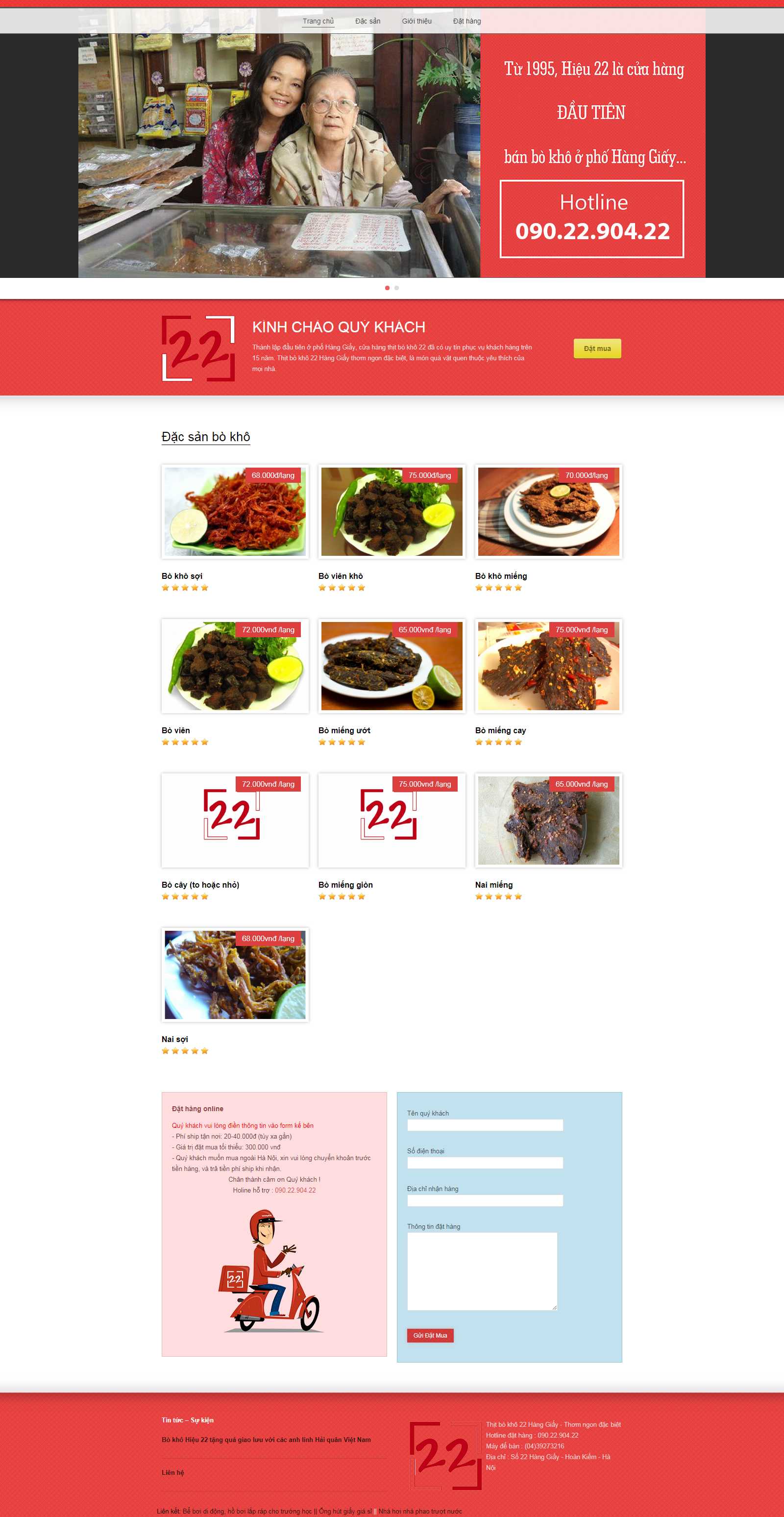 Thiết kế Web quận Tân Bình - 22hanggiay.vn
