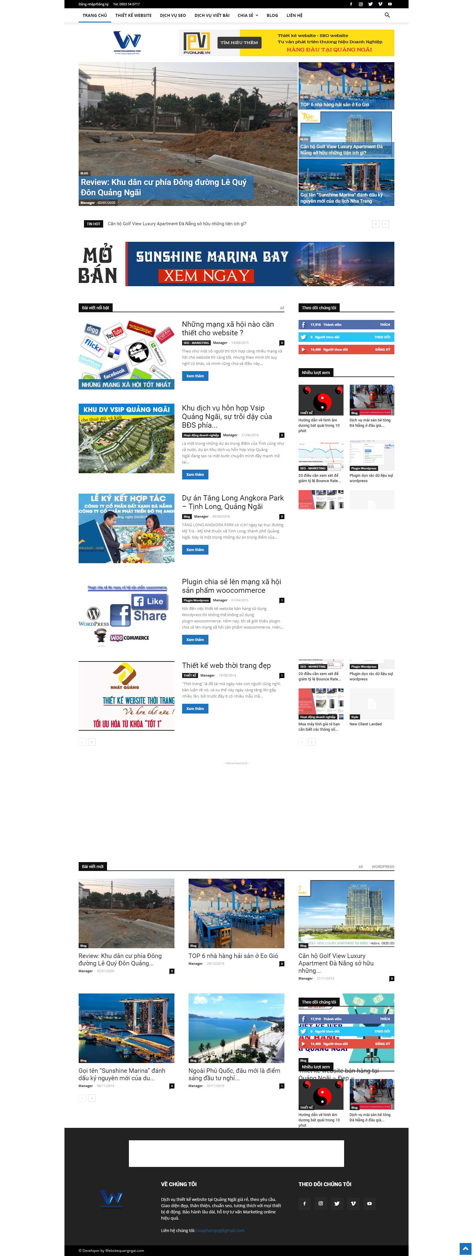 Thiết kế Web quận Tân Bình - websitequangngai.com