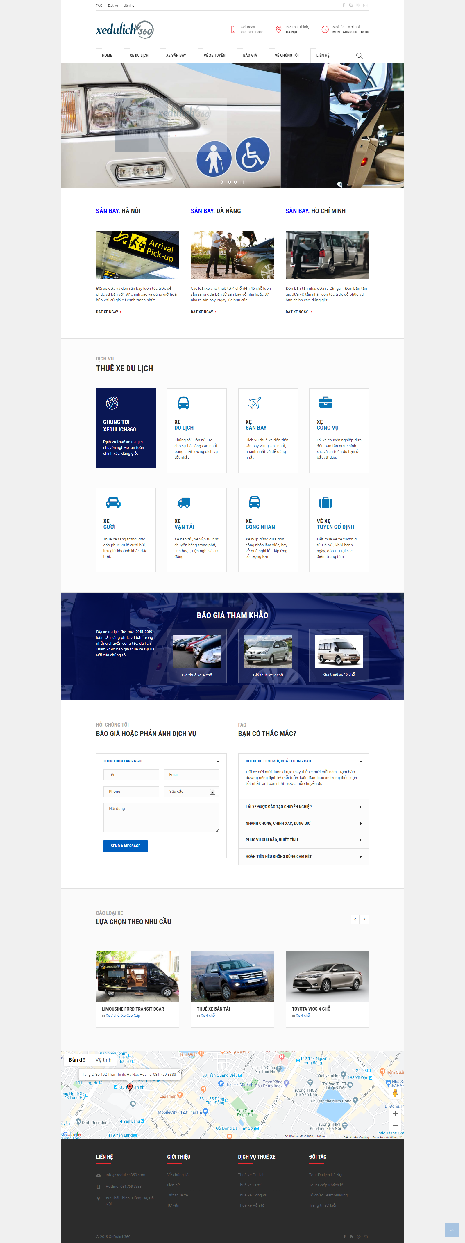 Thiết kế Web huyện Củ Chi - www.xedulich360.com