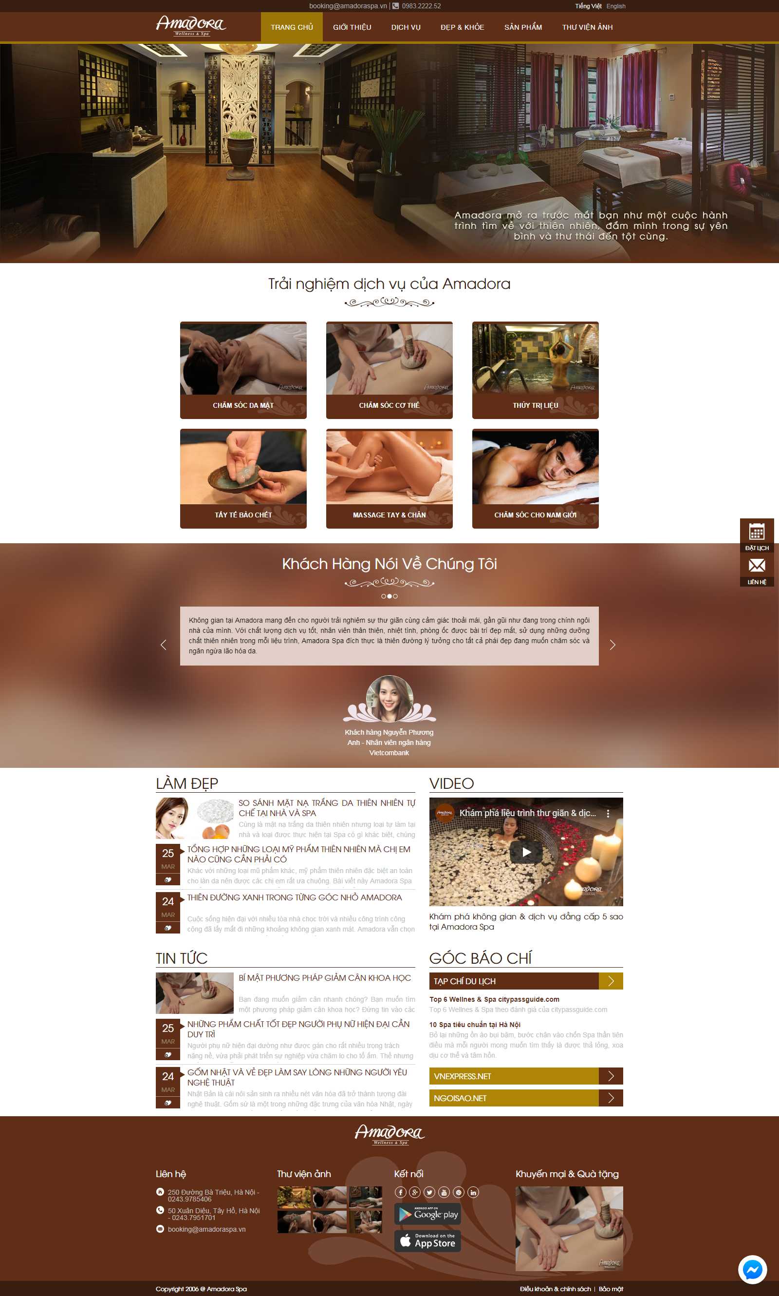 Thiết kế Web huyện Củ Chi - amadoraspa.vn